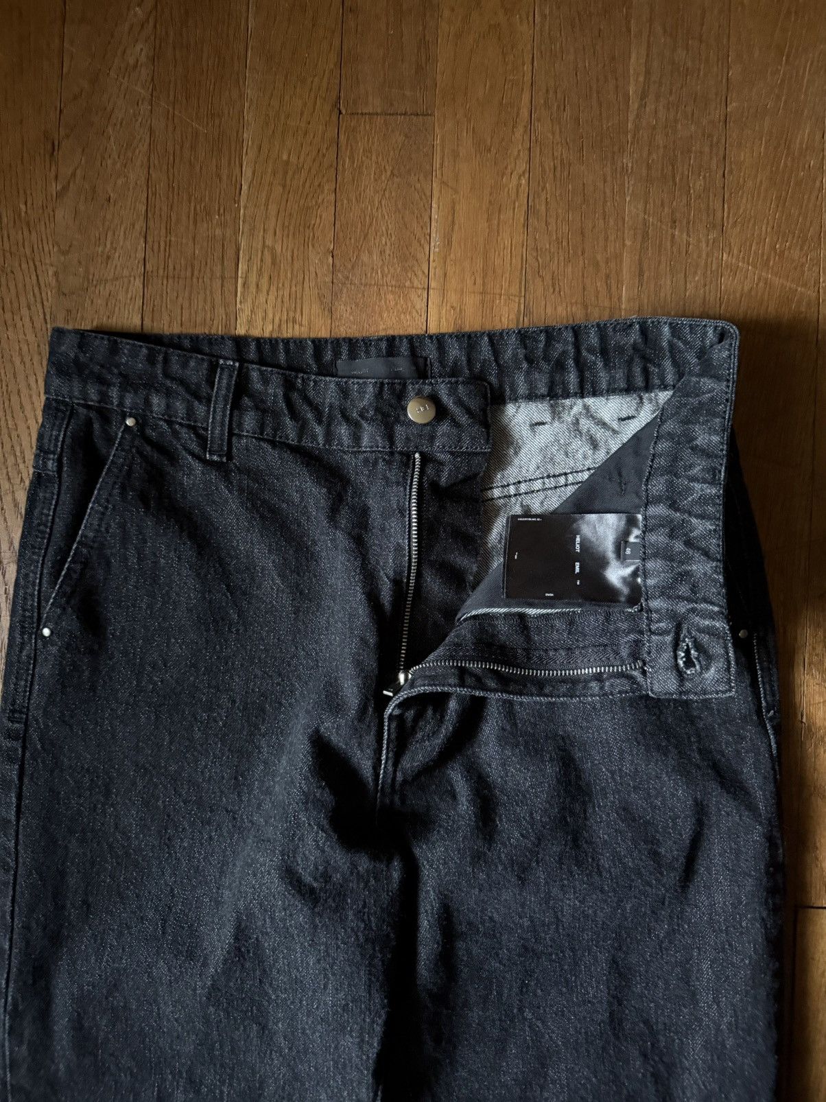 Heliot Emil HELIOT EMIL Black Eutrophic Jeans Size US 32 / EU 48 - 4 Thumbnail