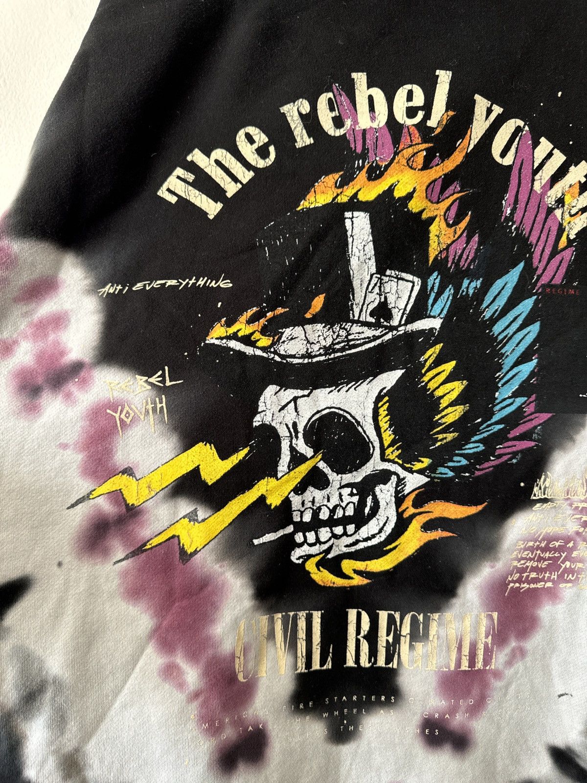 Civil Regime Civil Regime The Rebel Youth Tie Dyed Hoodie Oversized Fit Size US L / EU 52-54 / 3 - 7 Thumbnail