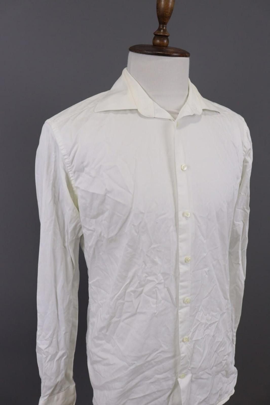 Suitsupply Suit Supply Egyptian Cotton White Shirt Size 41 / L Size US M / EU 48-50 / 2 - 6 Thumbnail