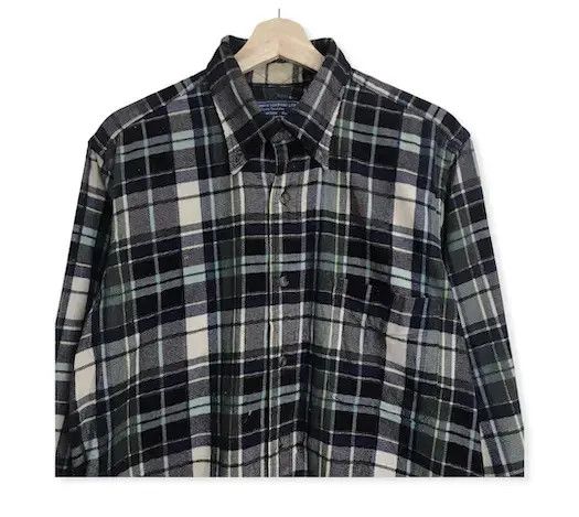 Edwin Japanese Brand Edwin Plaid Tartan Flannel Shirt Size US L / EU 52-54 / 3 - 2 Thumbnail