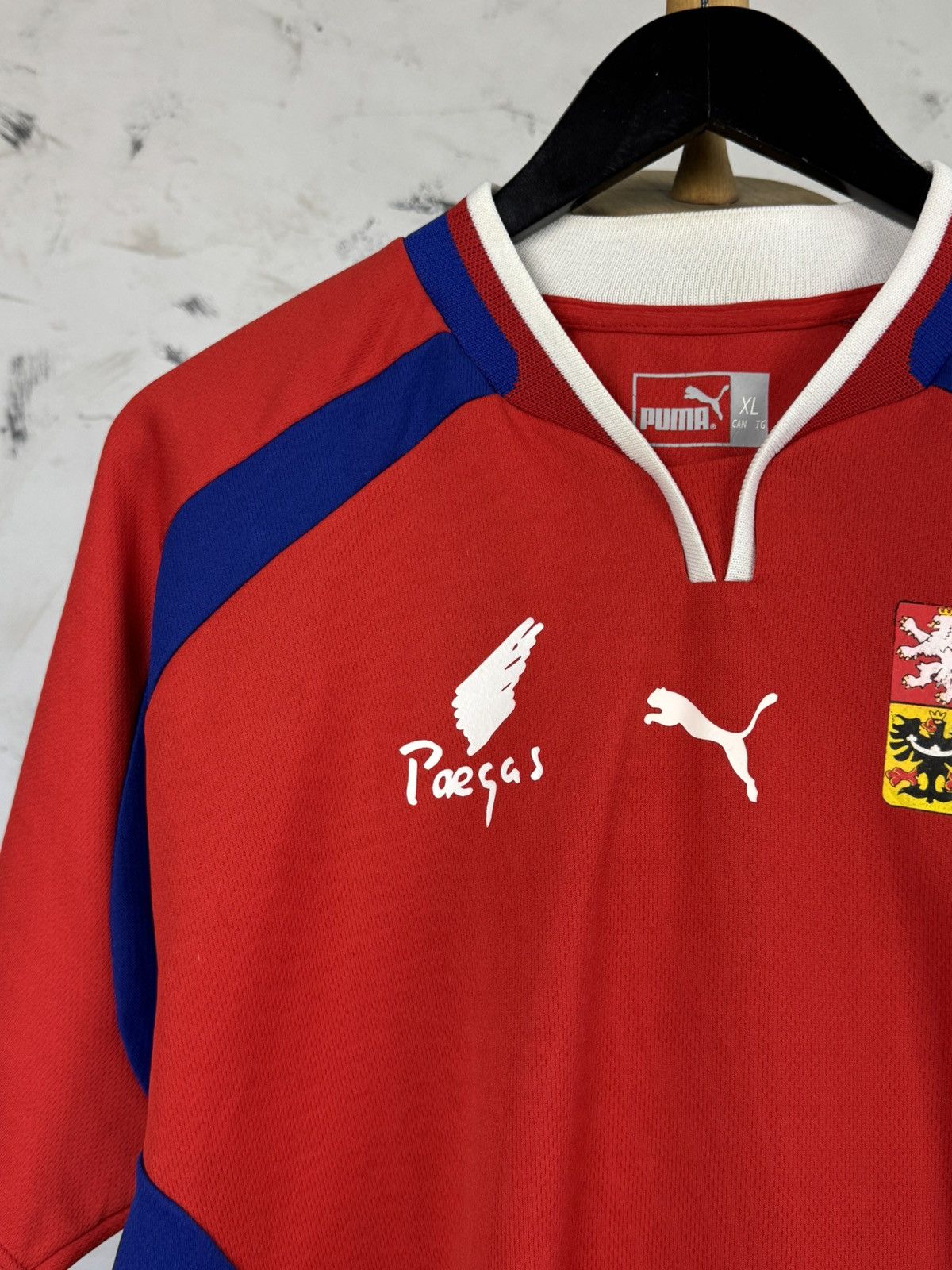 Puma Vintage 2000 - 2002 Puma Czech Jersey Shirt Size L - XL Size US XL / EU 56 / 4 - 3 Thumbnail