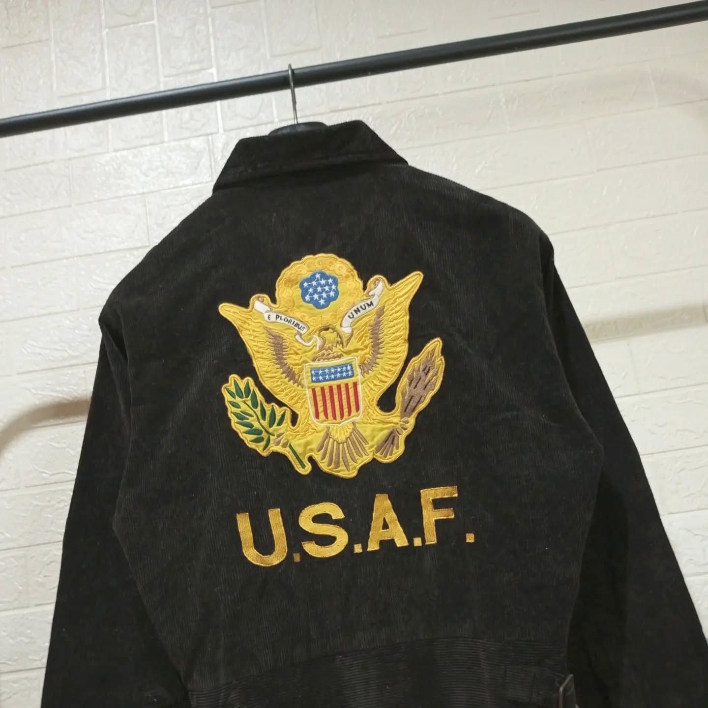 Vintage Vintage USAF Ploribus Unum Corduroy Jacket Size US M / EU 48-50 / 2 - 1 Thumbnail