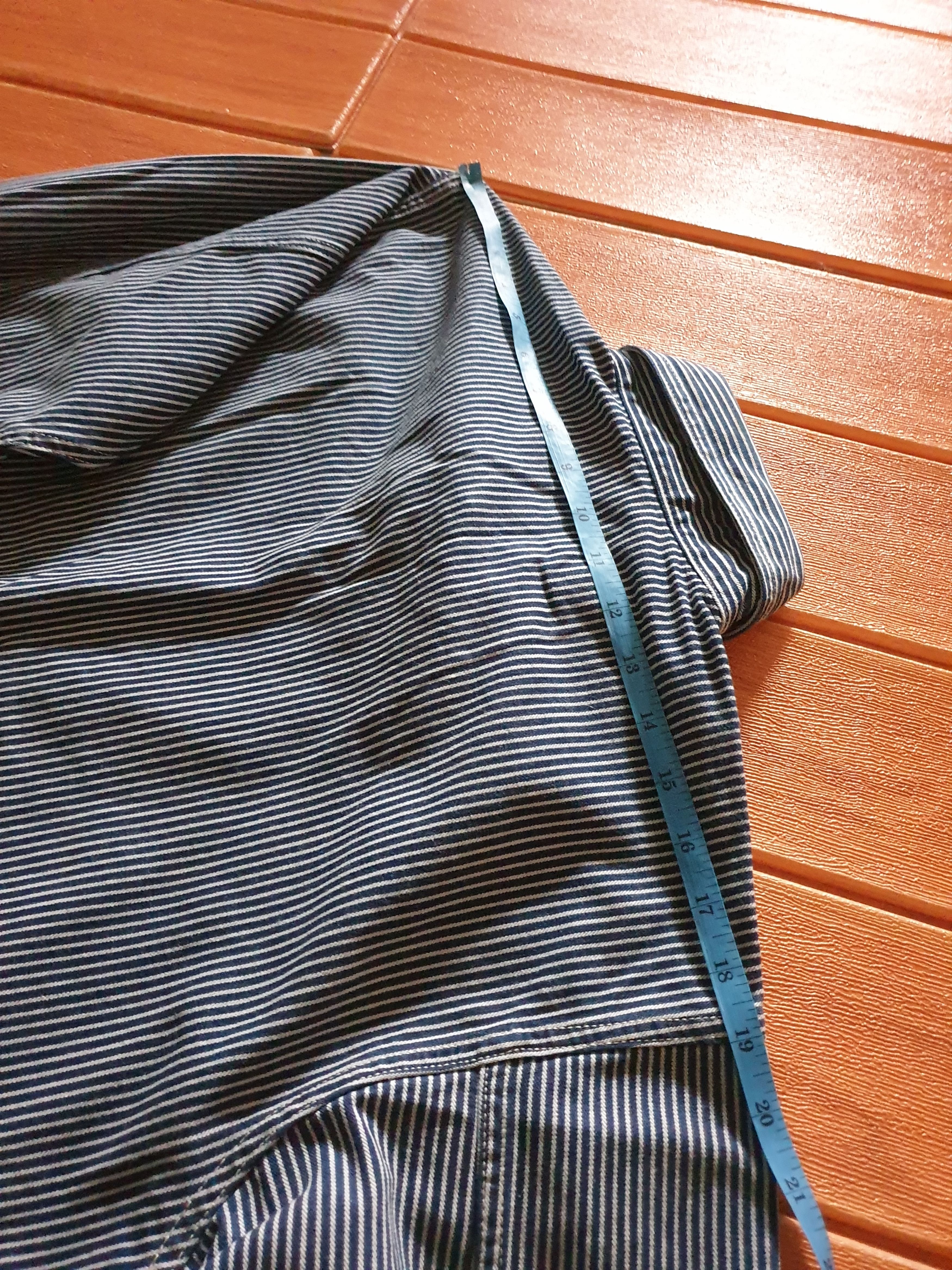 Sugar Cane 💥Sugarcane work stripe pullover shirt Size US M / EU 48-50 / 2 - 7 Thumbnail