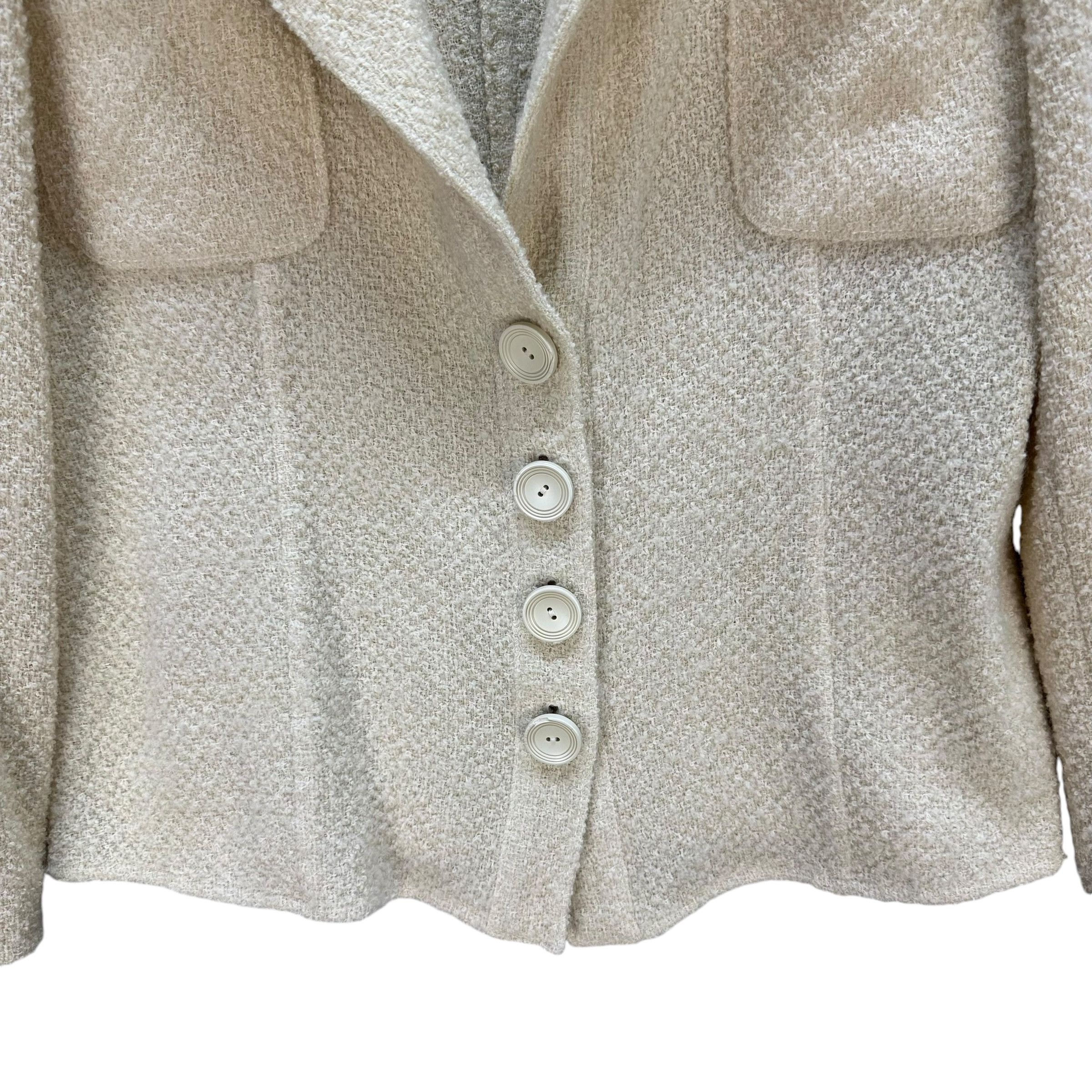 Valentino Vintage VALENTINO BOUTIQUE Virgin Wool Jacket #A68-1654 Size S / US 4 / IT 40 - 3 Thumbnail
