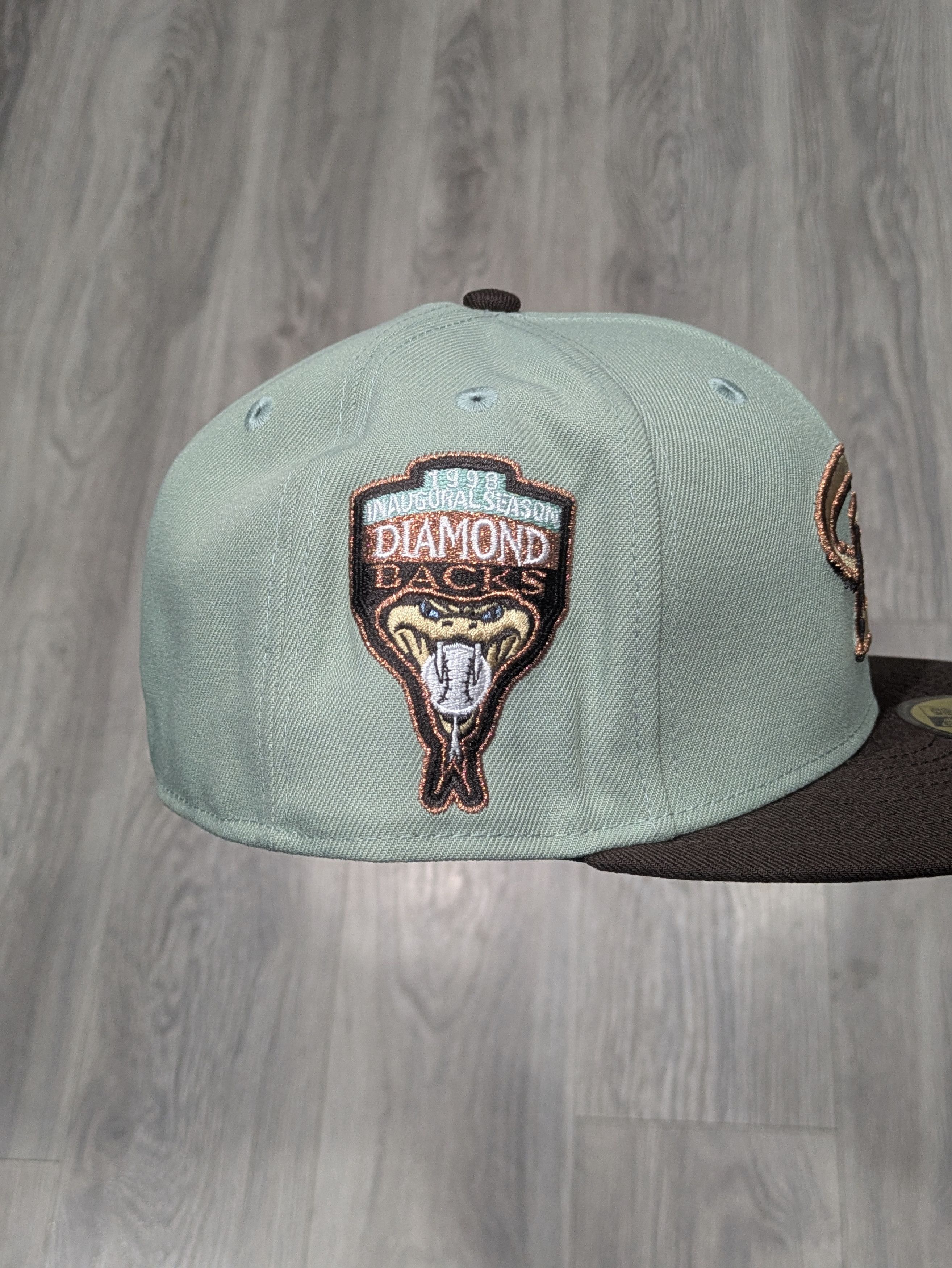 New Era 59fifty Arizona Diamondbacks 7 3/8 Green Brown Limited Size ONE SIZE - 2 Thumbnail