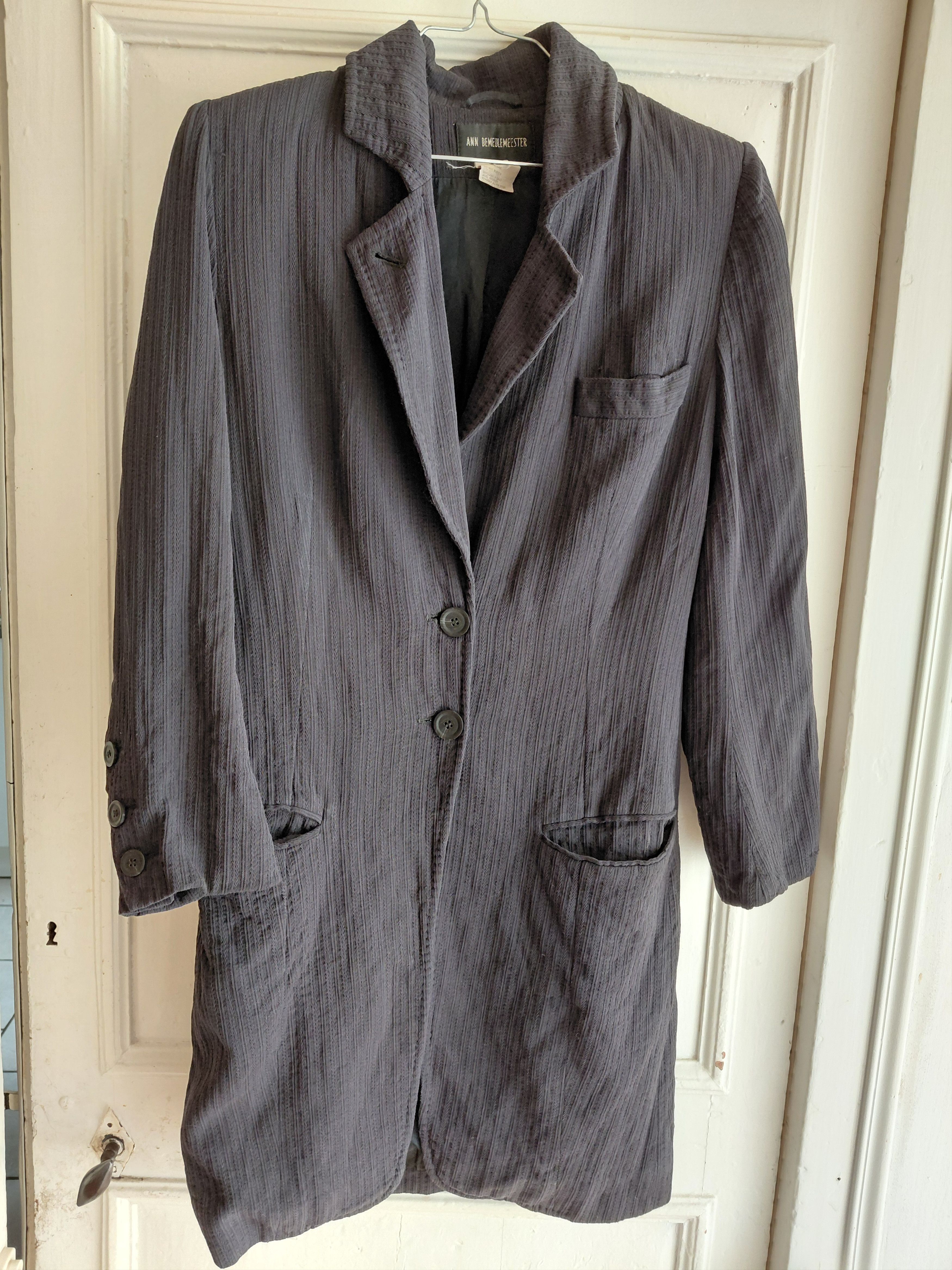 Ann Demeulemeester Ann Demeulemeester vintage patterned coat Size L / US 10 / IT 46 - 1 Thumbnail