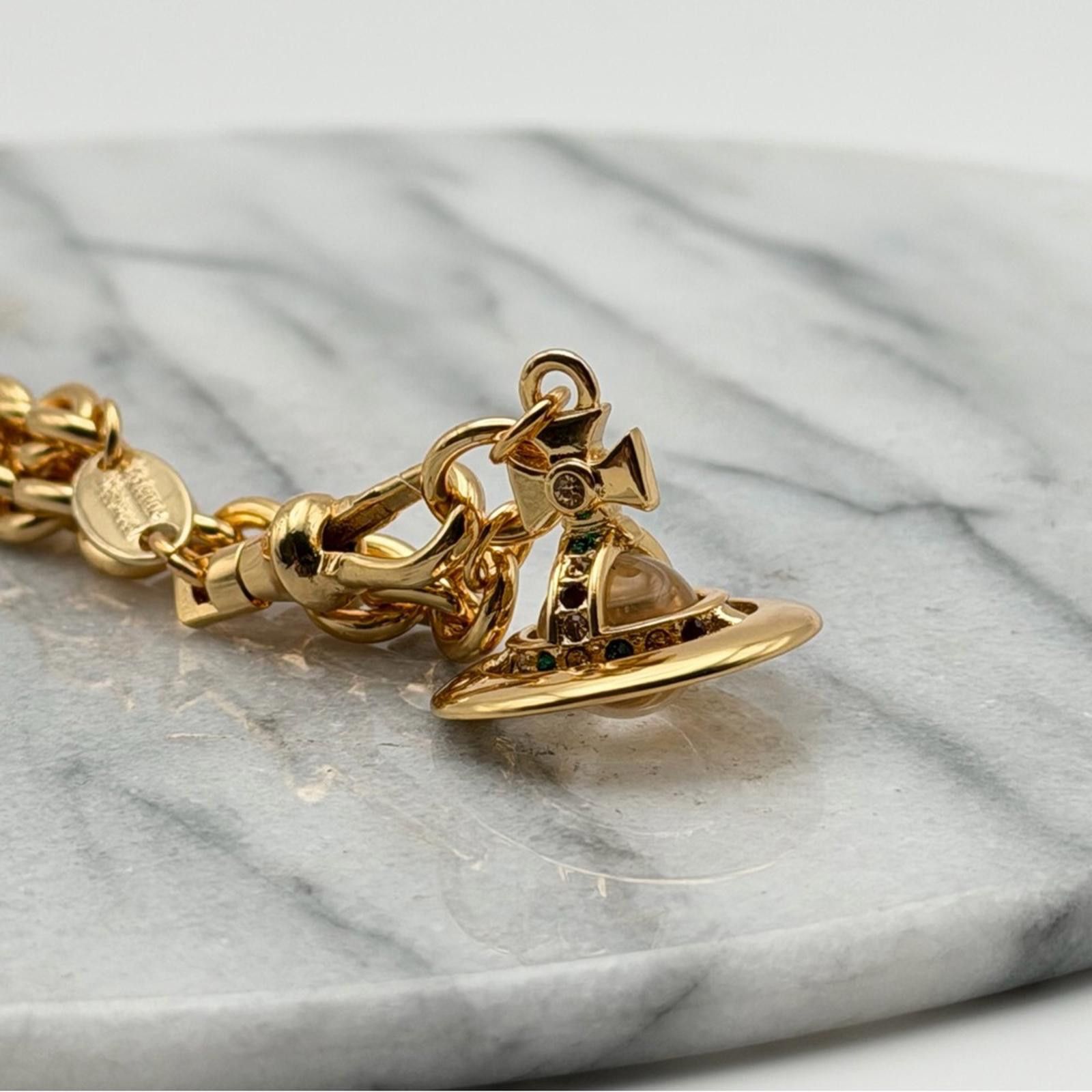Vivienne Westwood Vivienne Westwood Gold Petite Orb Bracelet Size ONE SIZE - 6 Thumbnail