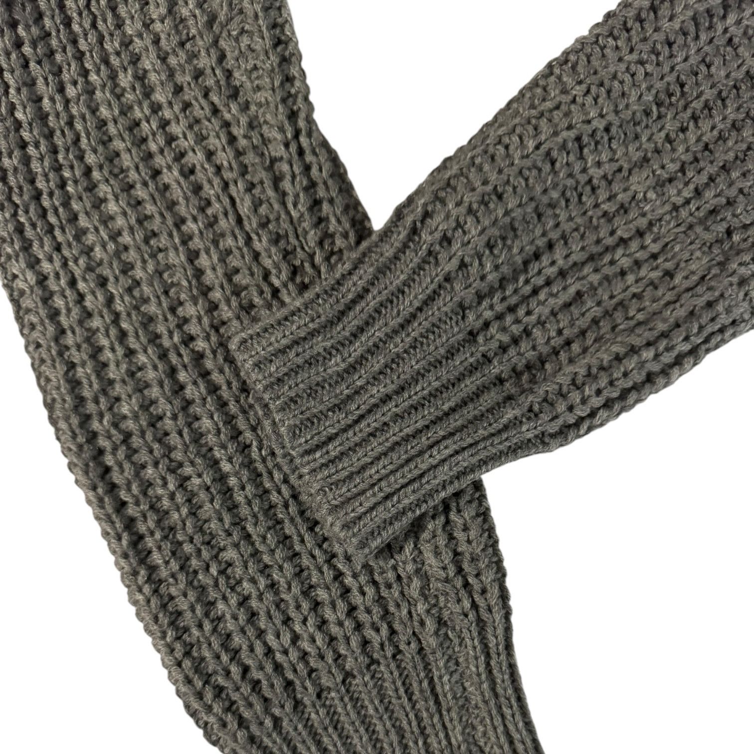 Other No Boundaries Knitted Gray Sheath Sweater Dress Large 11/13 Size L / US 10 / IT 46 - 4 Thumbnail