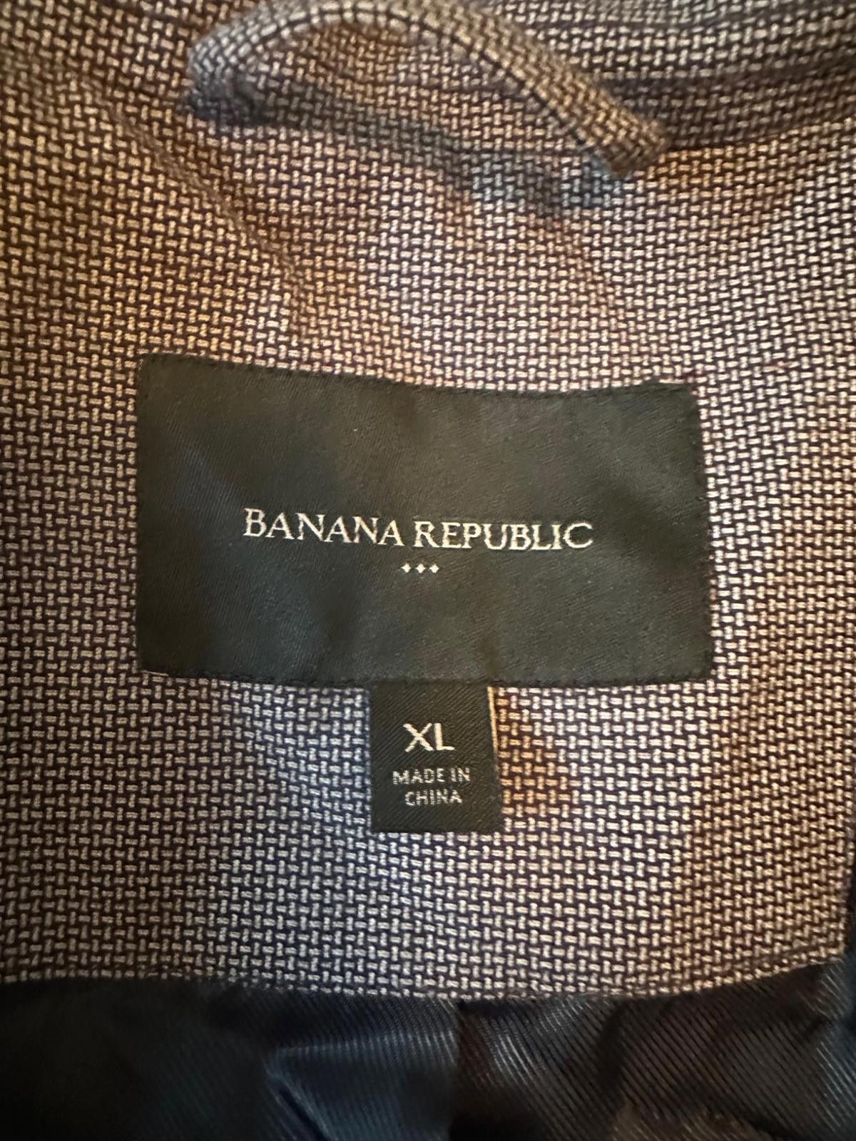 Banana Republic Banana Republic Men’s Brown Overcoat XL Light Wool Blend Size US XL / EU 56 / 4 - 4 Thumbnail