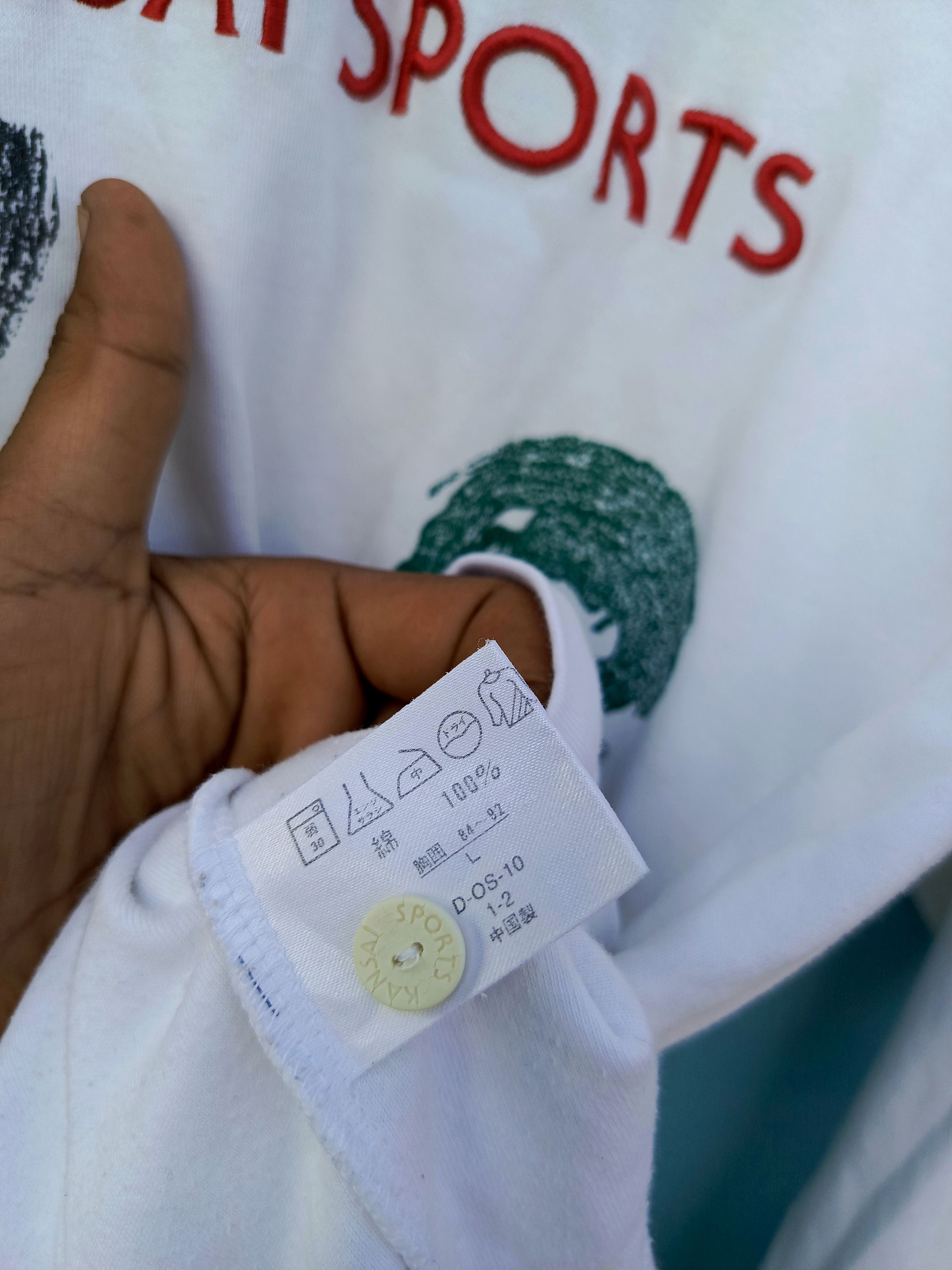 Japanese Brand Kansai Sports Japan Polo Shirt – Vintage Street Style Size US L / EU 52-54 / 3 - 4 Thumbnail