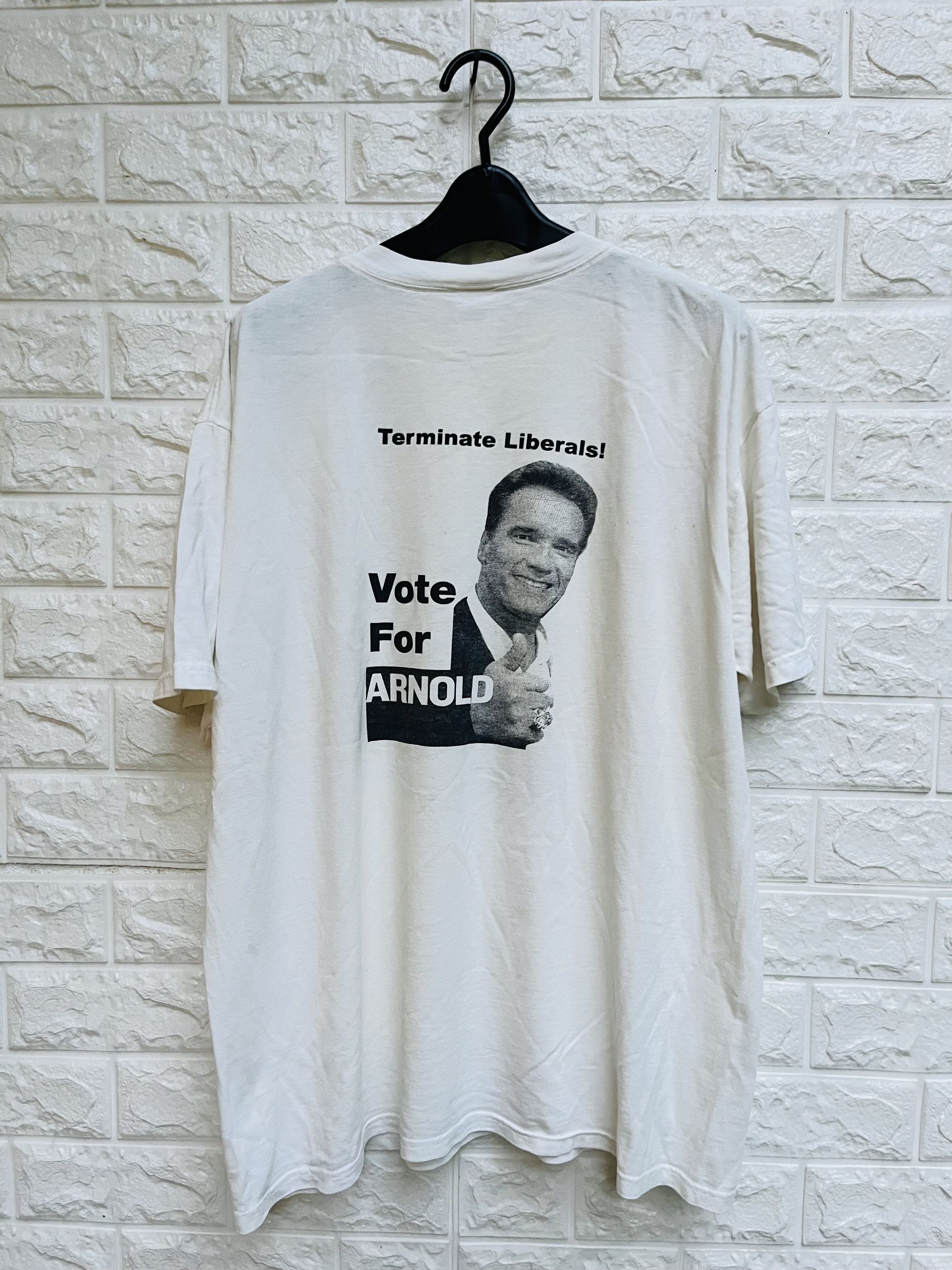 Japanese Brand × Vintage Vintage Arnold Schwarzenegger Vote Designer Fashion Style Size US L / EU 52-54 / 3 - 2 Thumbnail