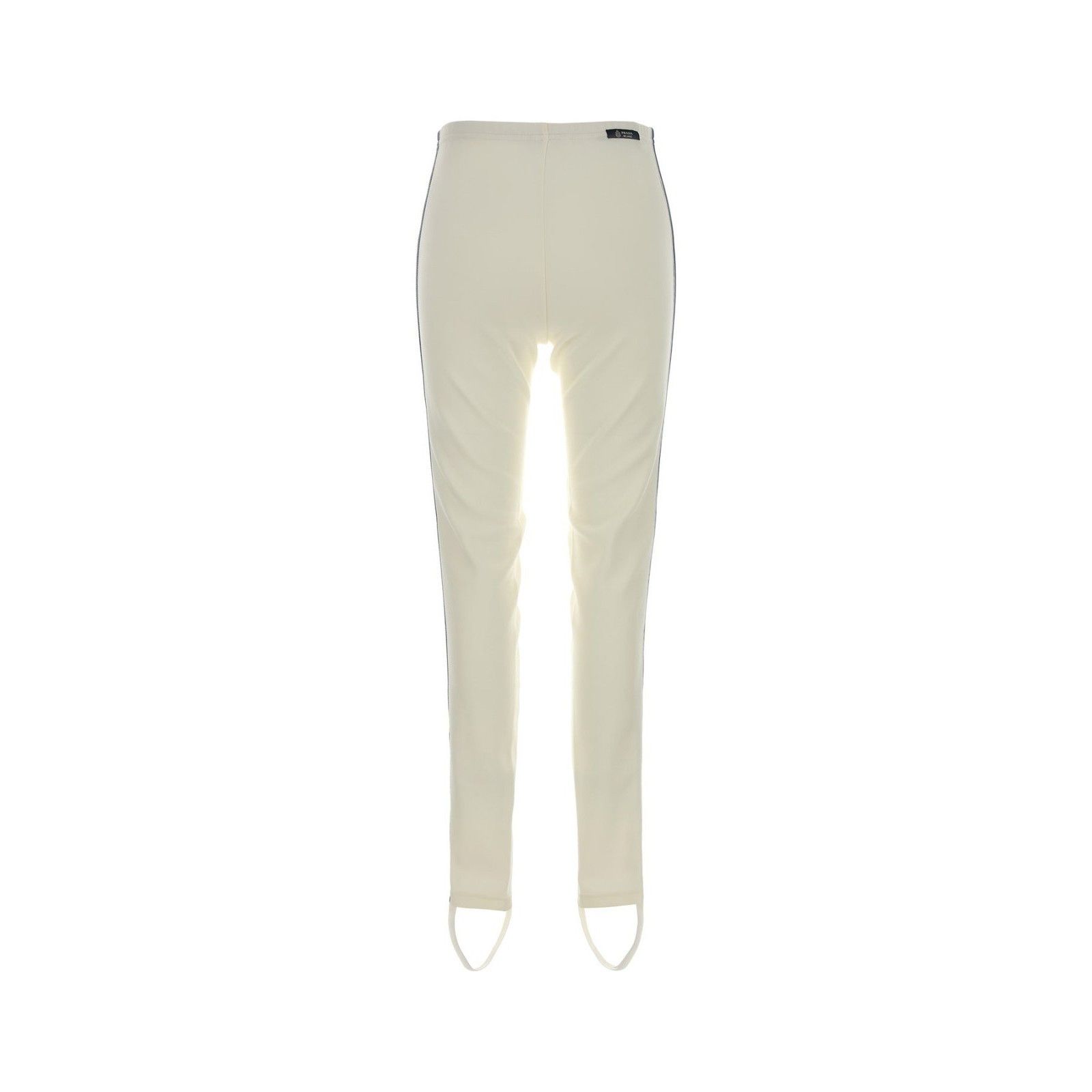 Prada PRADA Ivory Polyester Leggings New & Authentic (Women's size Size 26" / US 2 / IT 38 - 2 Thumbnail