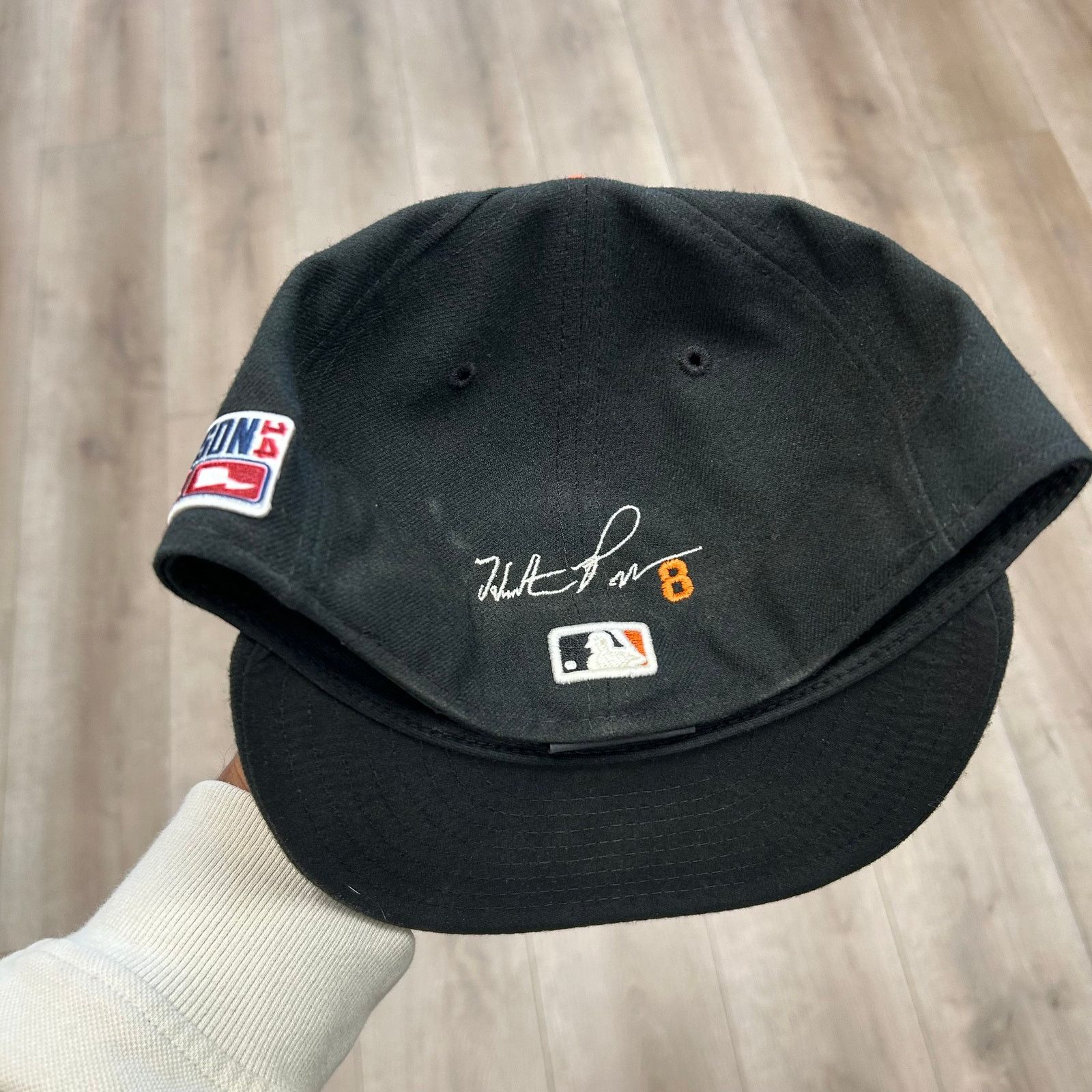 New Era 2014 SF Giants Post Season Hunter Pence #8 Hat Size 7 1/8 Size ONE SIZE - 3 Thumbnail