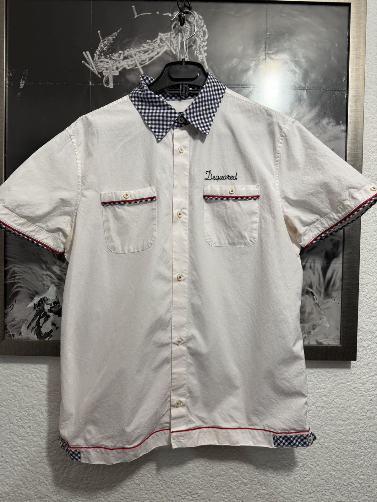 Dsquared2 DSQUARED2 BUTTON UP T SHIRT ARCHIVES 2001 Size US M / EU 48-50 / 2 - 1 Thumbnail
