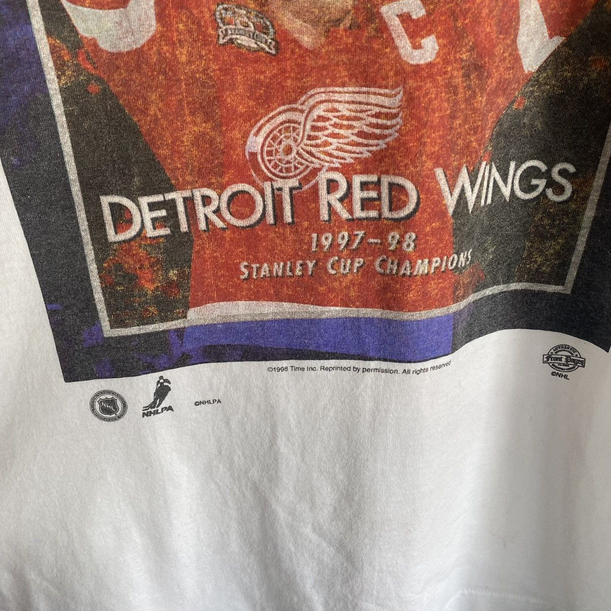NHL × Vintage Vintage Detroit Red Wings Stanley Cup Newspaper Print Size US L / EU 52-54 / 3 - 3 Thumbnail