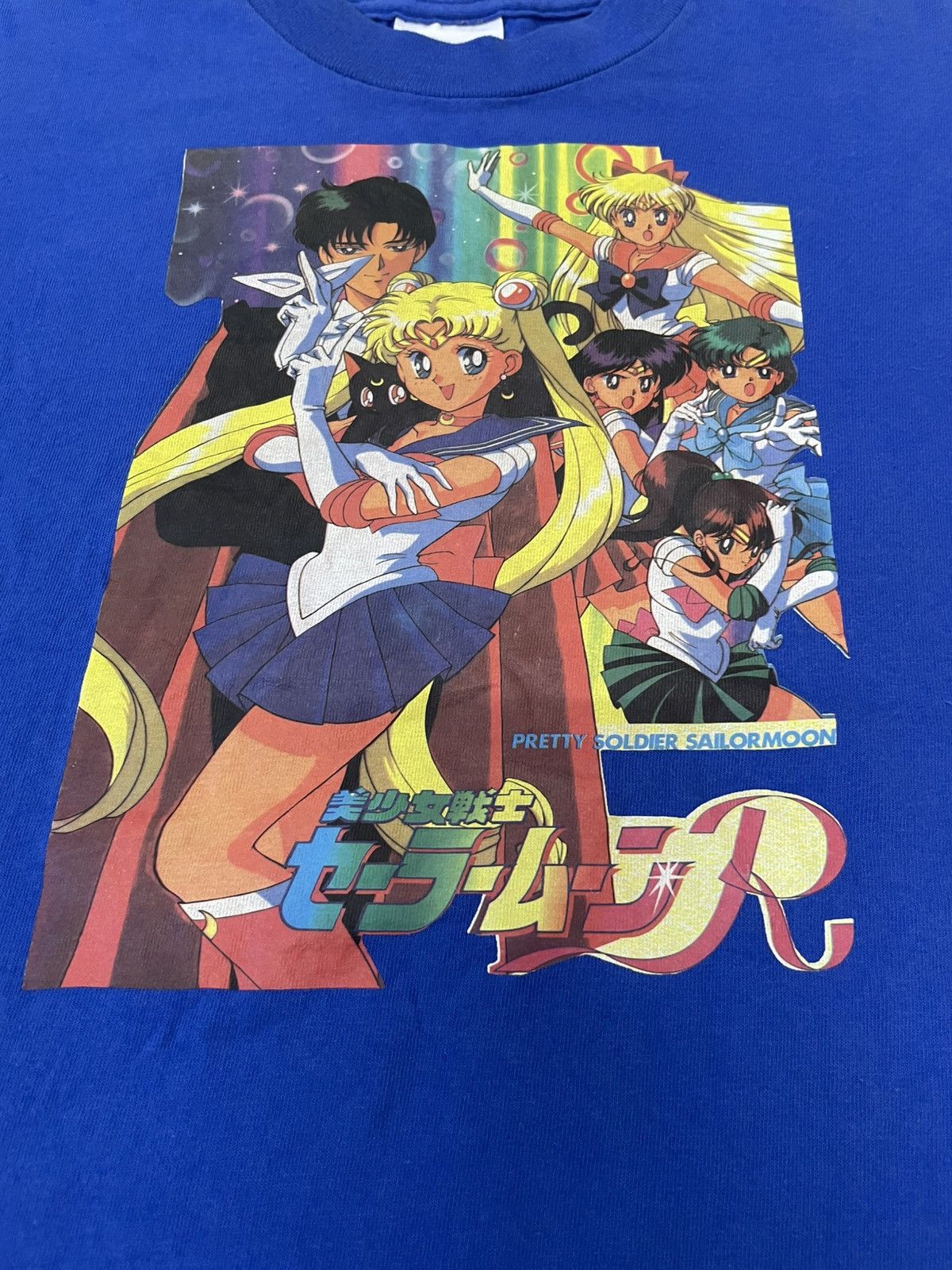 Anime Vintage SAILORMOON Pretty Soldier Anime Printed Tee Size US L / EU 52-54 / 3 - 5 Thumbnail