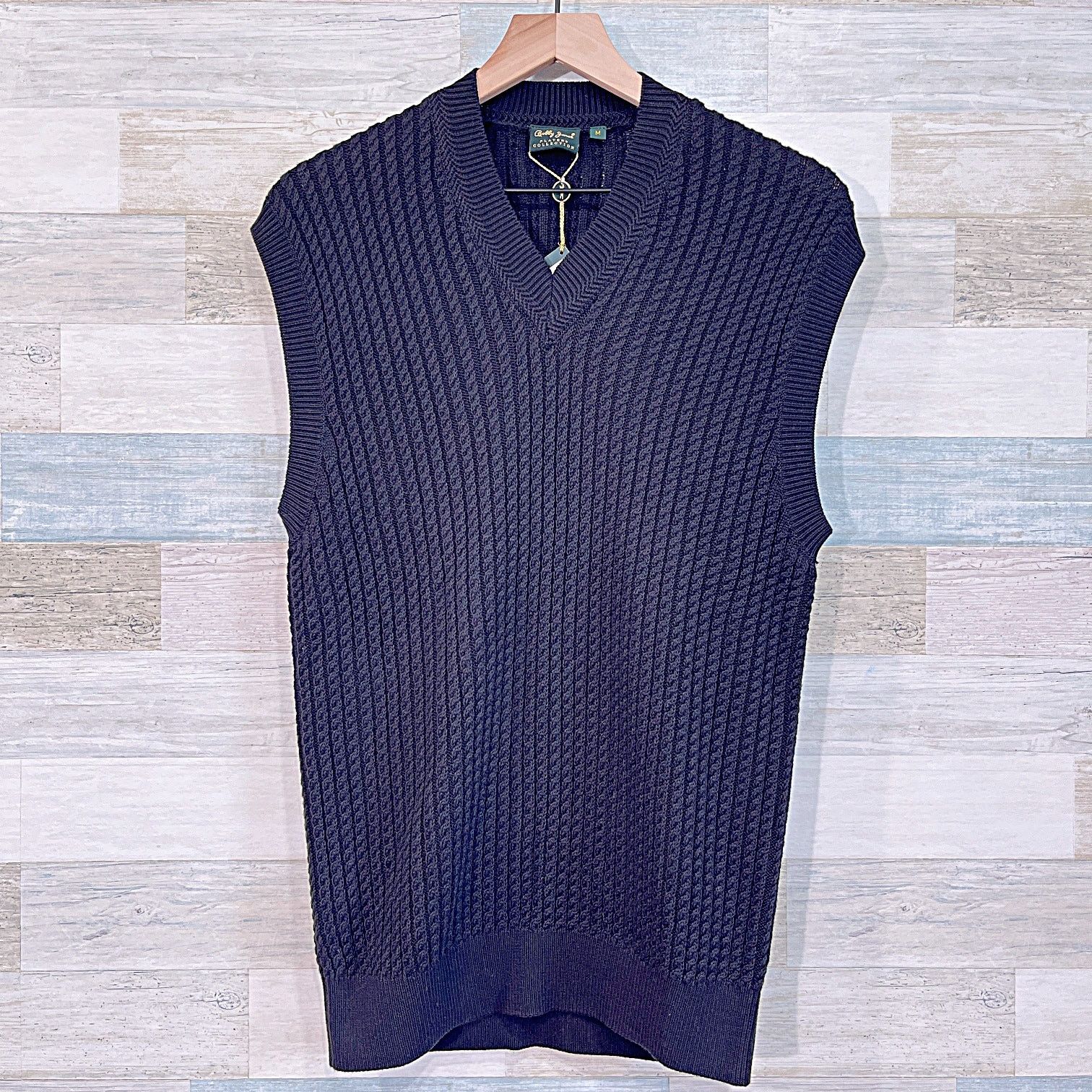 Bobby Jones Bobby Jones Vintage Cable Knit Sweater Vest Mens Medium Size US M / EU 48-50 / 2 - 1 Thumbnail