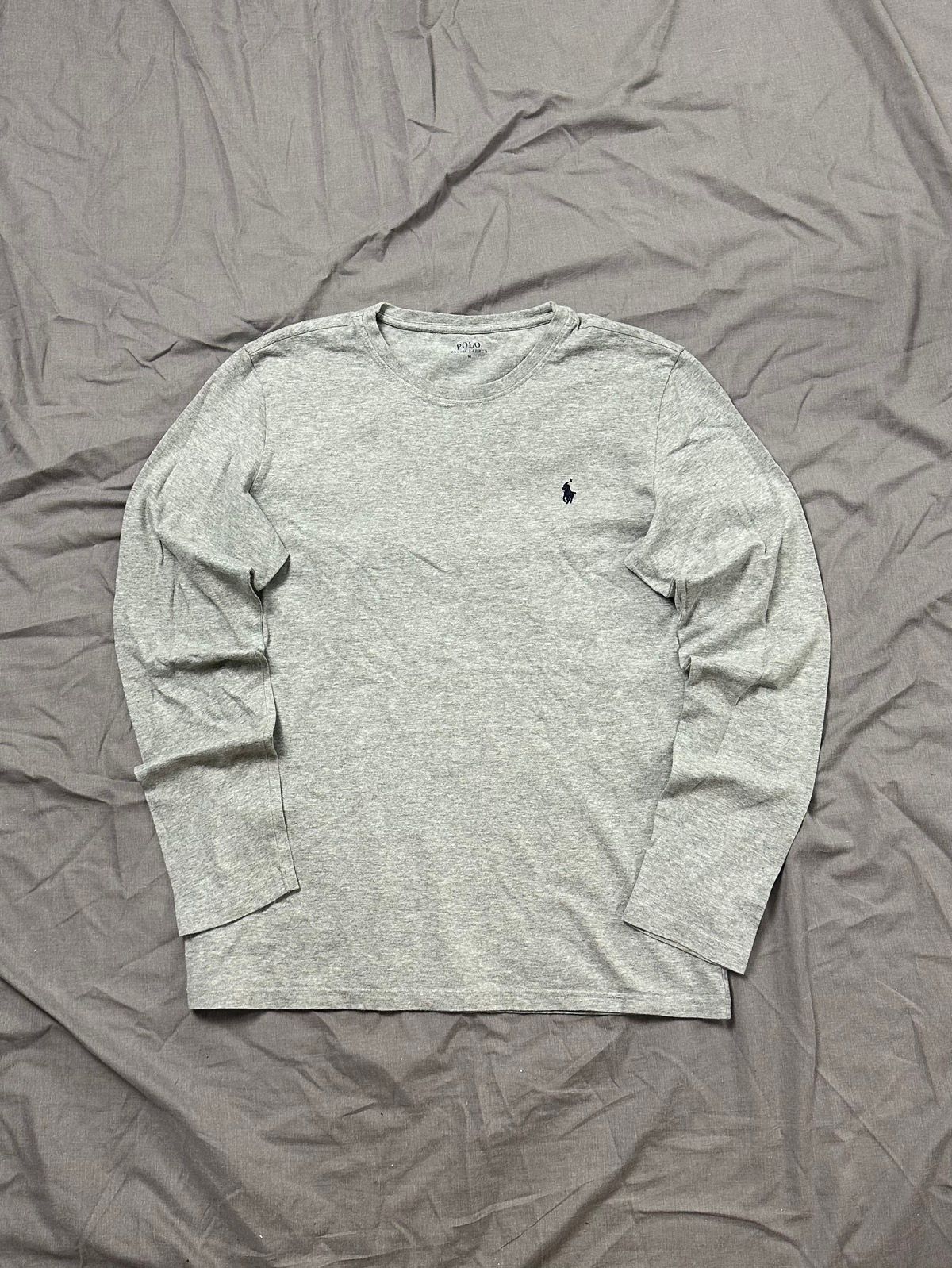 Pre-owned Polo Ralph Lauren X Vintage Polo Ralph Laurent Long Sleeve In Grey
