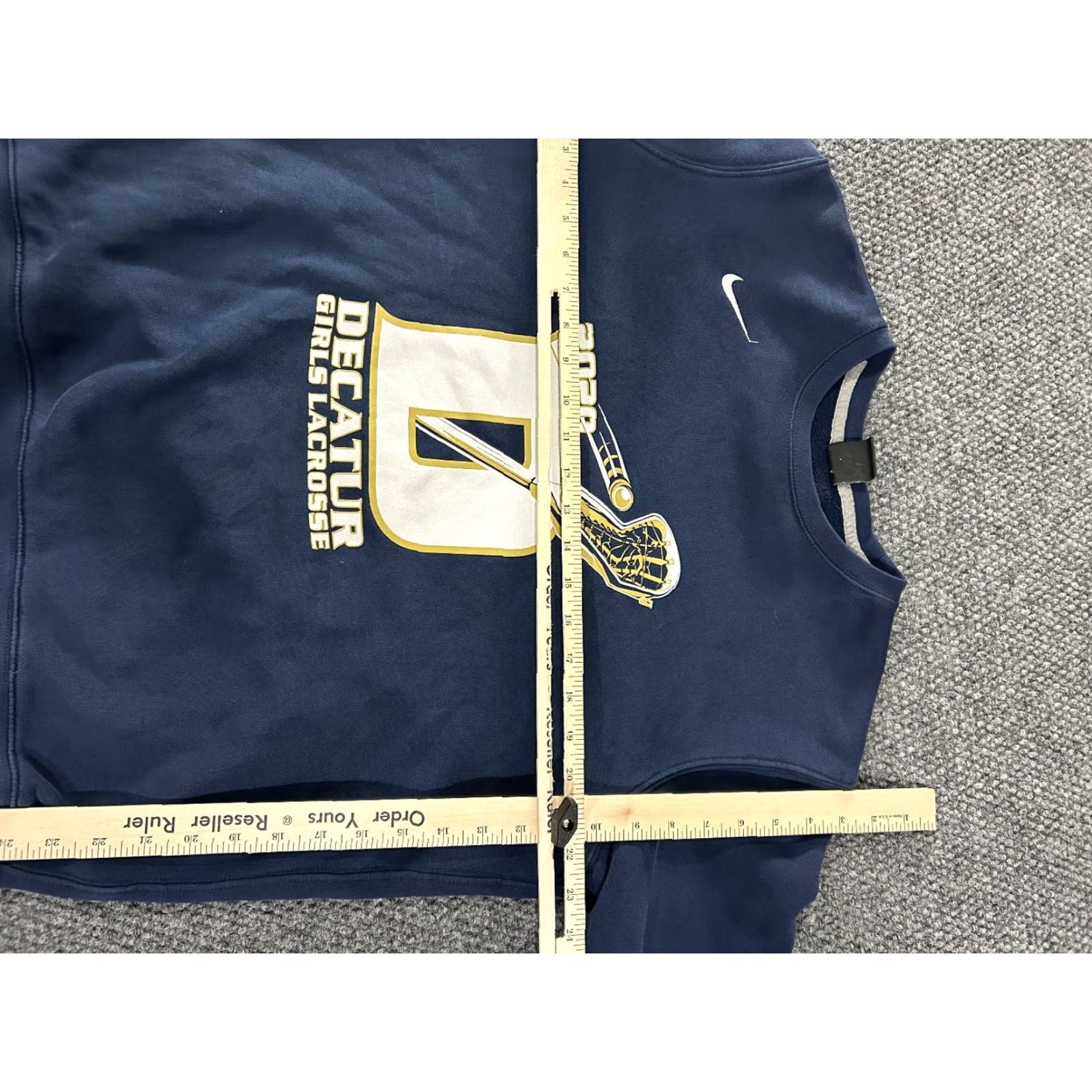 Nike Nike Sweatshirt Mens Regular M Navy Blue 1/4 Zip Logo Decatur Girls Lacrosse 2020 SportsPullover Size US M / EU 48-50 / 2 - 6 Thumbnail