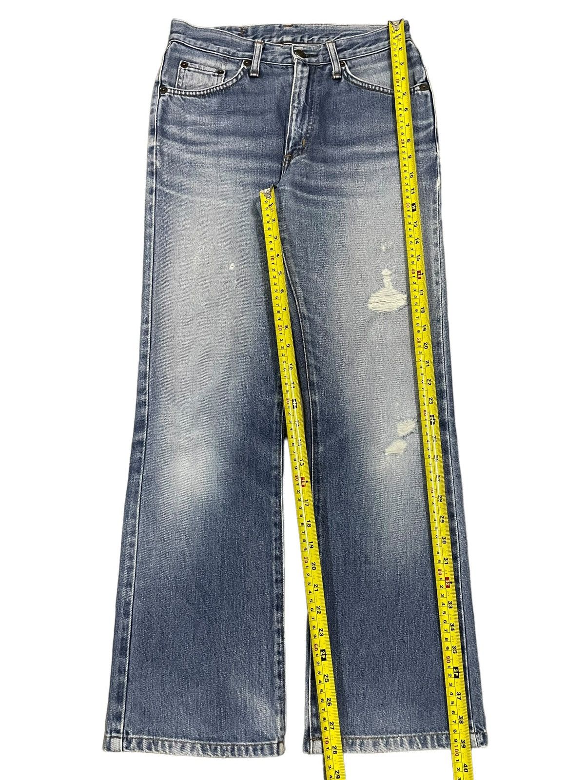 Edwin Vintage Edwin Extra Extreme Blue Fade Wash Bootcut Jeans Size US 29 - 15 Thumbnail