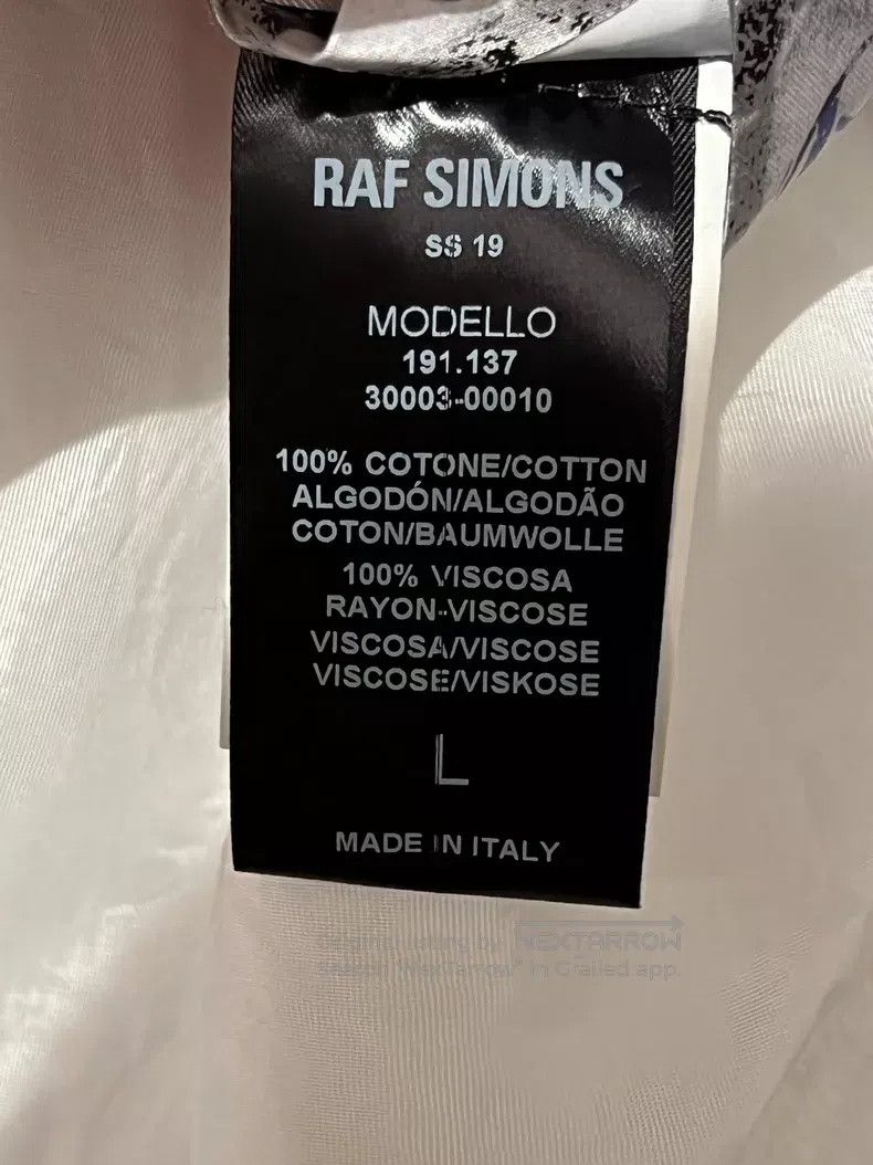Raf Simons Raf simons SS19 short sleeves Size US L / EU 52-54 / 3 - 6 Thumbnail