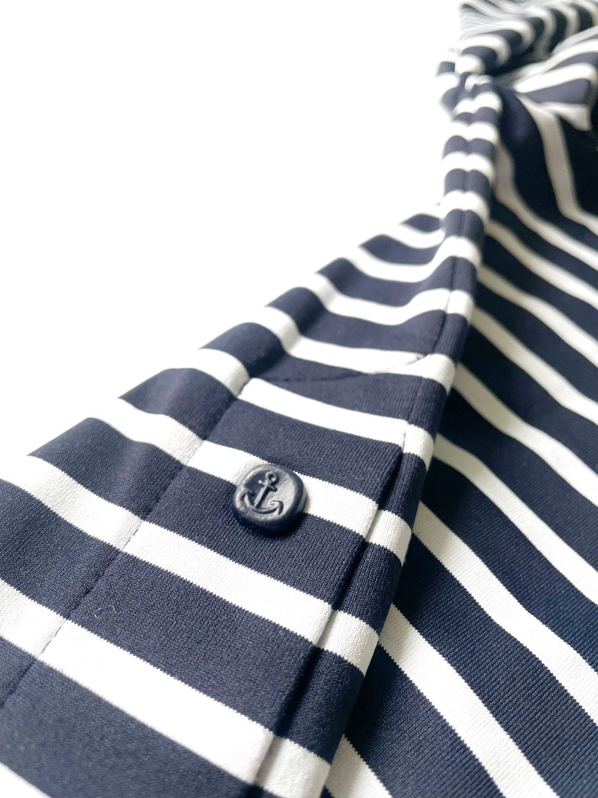 Designer × Saint James Saint James Women Blue & White Long Sleeve Size S France Size S / US 4 / IT 40 - 5 Thumbnail