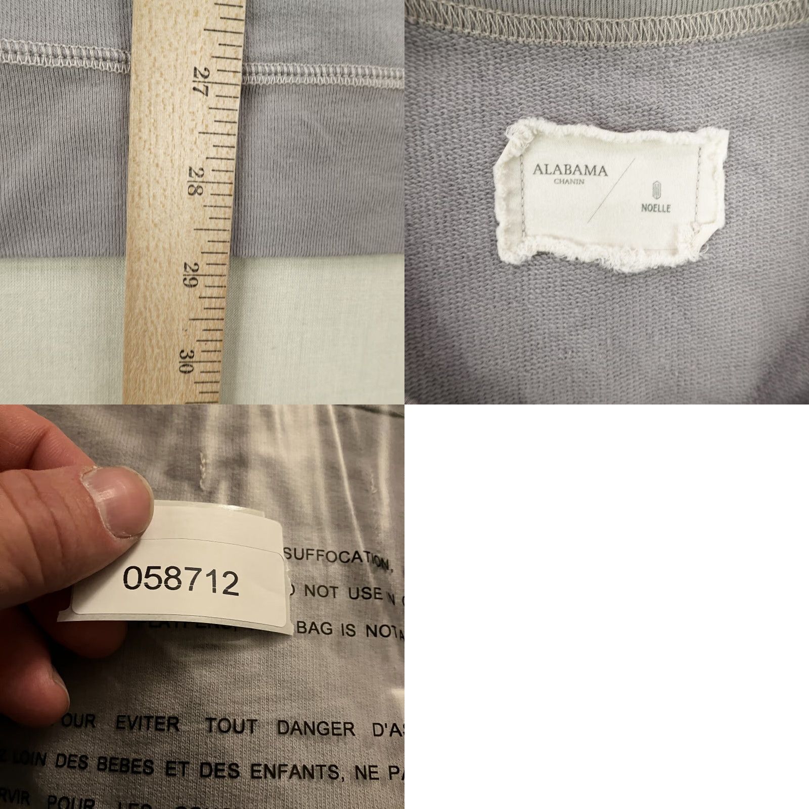 Vintage VINTAGE Alabama Chanin Sweatshirt Women's 2XL Pullover Gray Cotton Terry Crewneck Casual Activewear Size XXL / US 16-18 / IT 52-54 - 8 Thumbnail