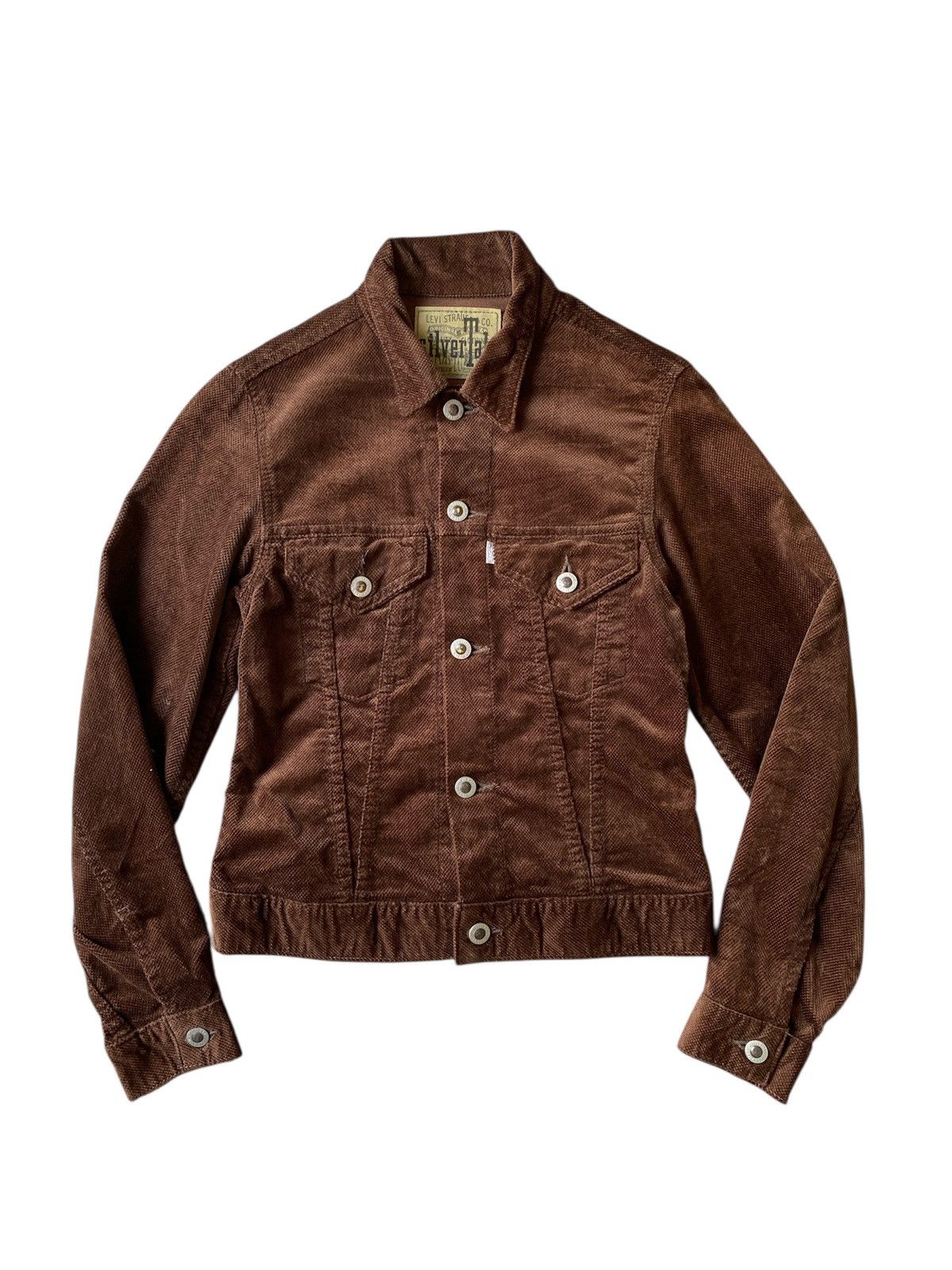Levi's Vintage Clothing Vintage Levis Silver Tab Corduroy Jacket Size US S / EU 44-46 / 1 - 1 Thumbnail