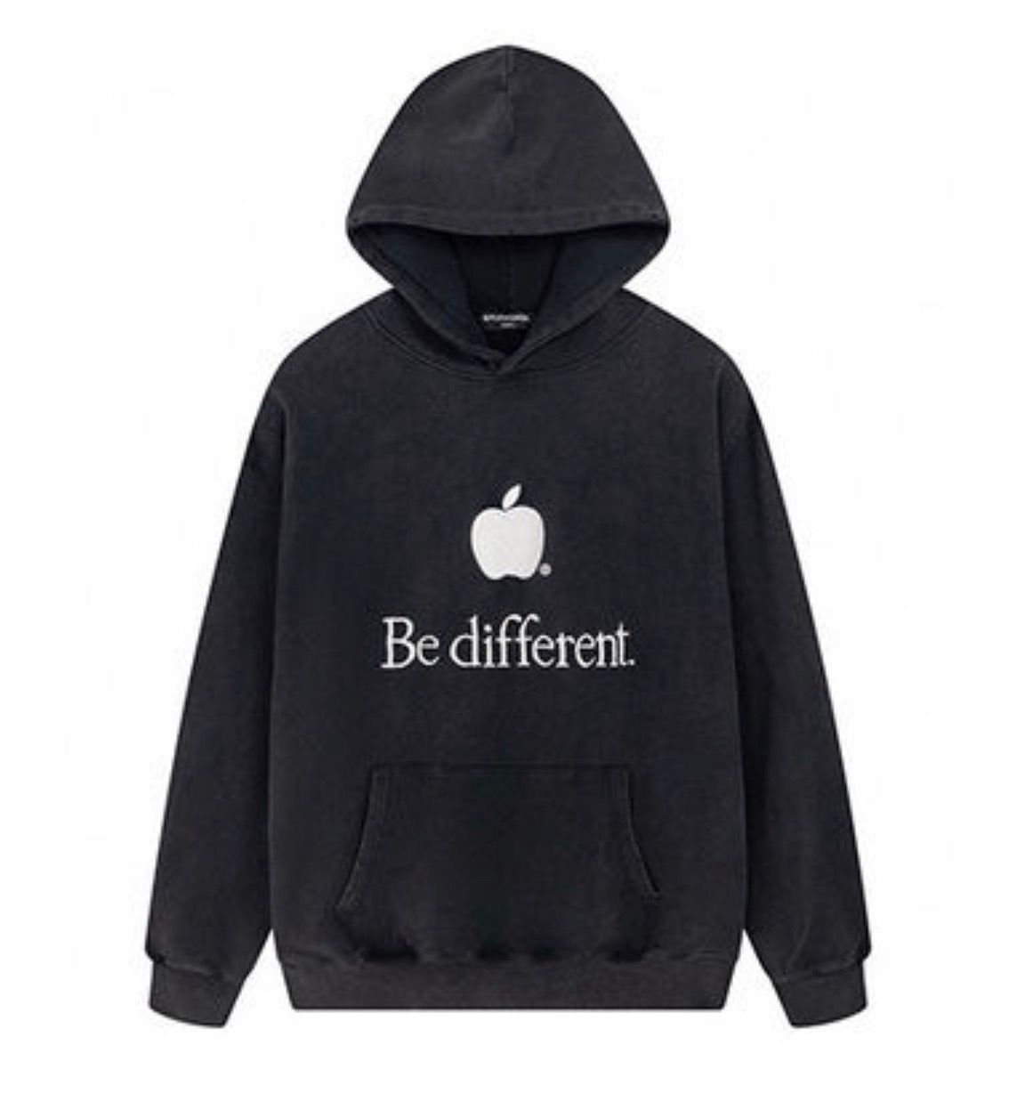 Pre-owned Balenciaga St Size Be Different Hoodie In Black