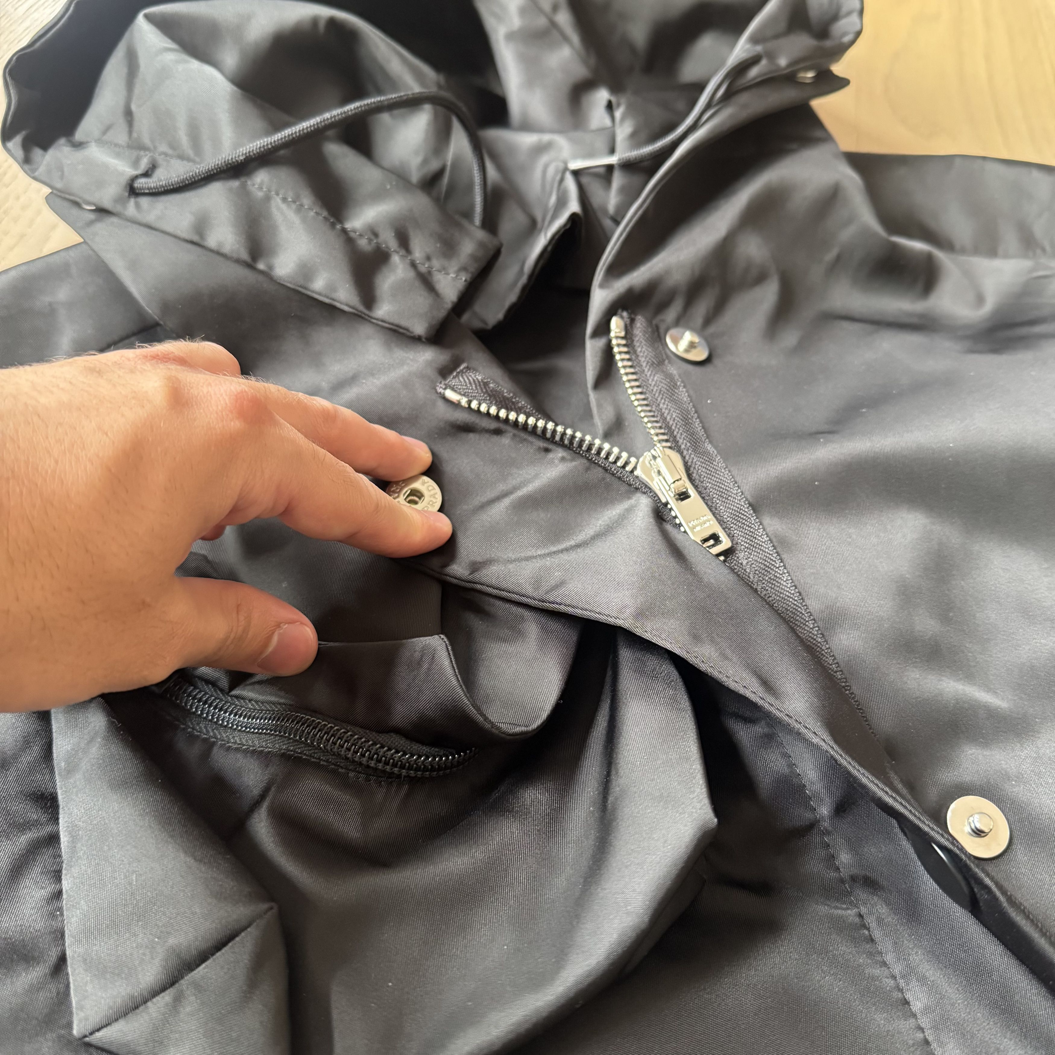 Prada Prada - Re-Nylon Gabardine Blouson Jacket - Black Size S / US 4 / IT 40 - 3 Thumbnail
