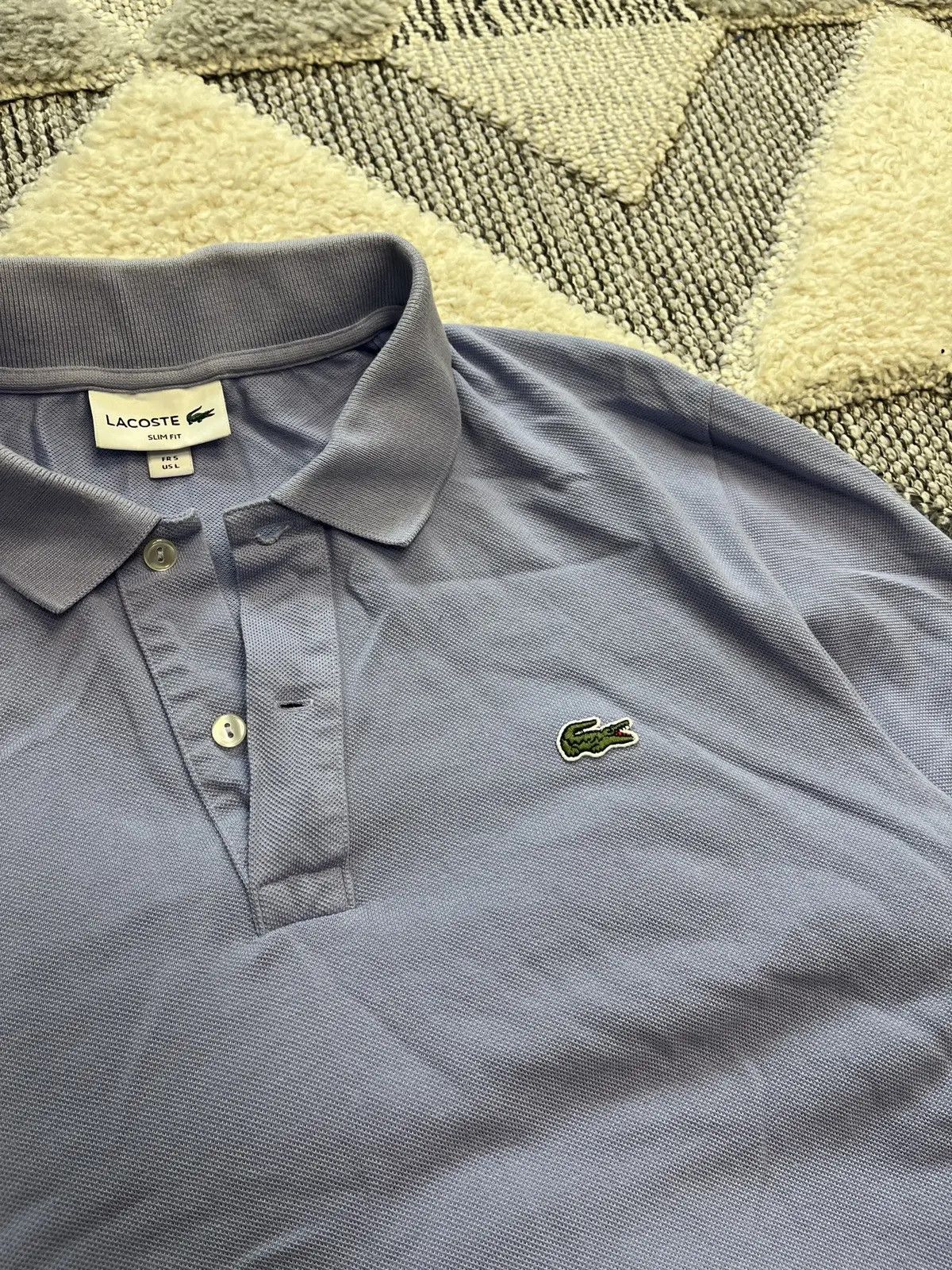 Lacoste LACOSTE PURPLE POLO T SHIRT Size US L / EU 52-54 / 3 - 2 Thumbnail
