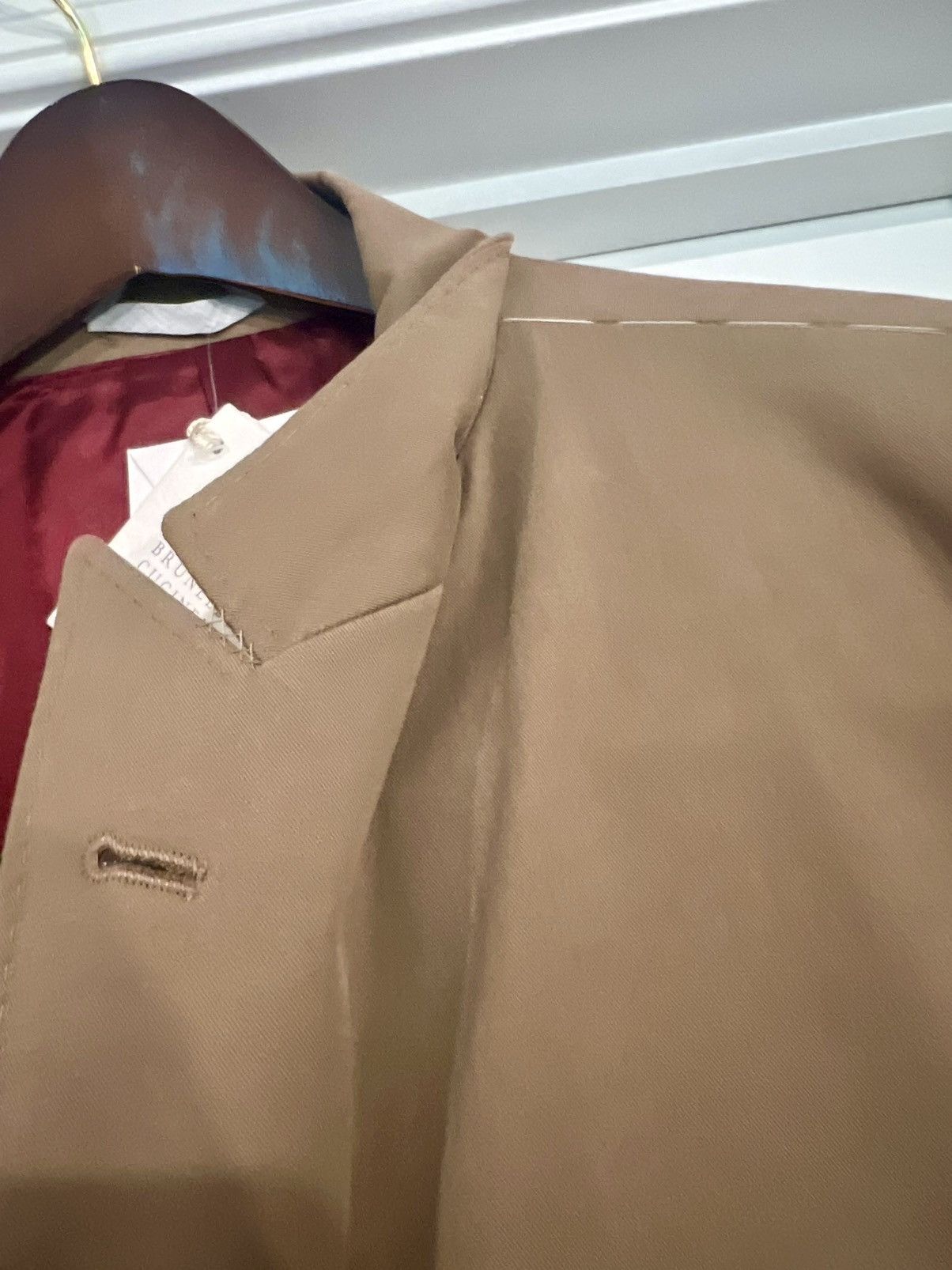 Brunello Cucinelli New Brunello Cucinelli Cashmere/Cotton Peak Lapel blazer Size 42R - 8 Thumbnail