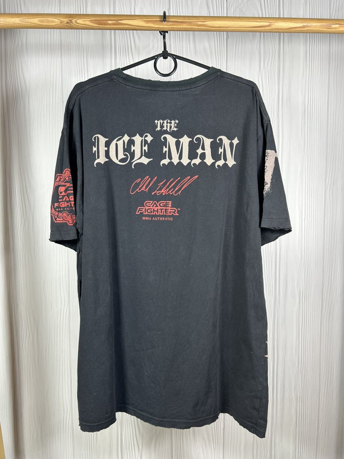 Vintage Vintage AOP Chuck Liddell Iceman MMA T-Shirt Size XL Printed Size US XL / EU 56 / 4 - 12 Thumbnail