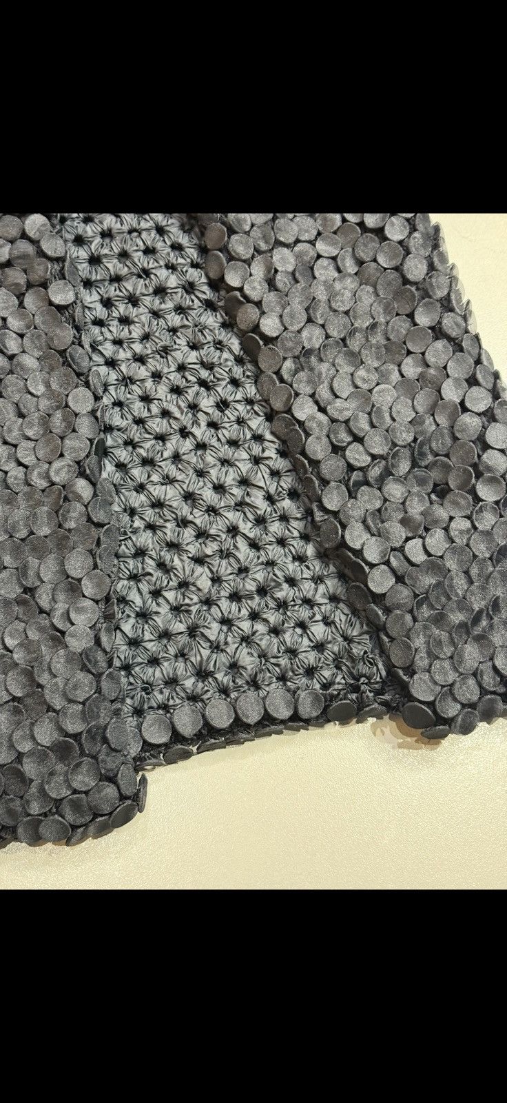2000 Issei Miyake 3d embossed coat