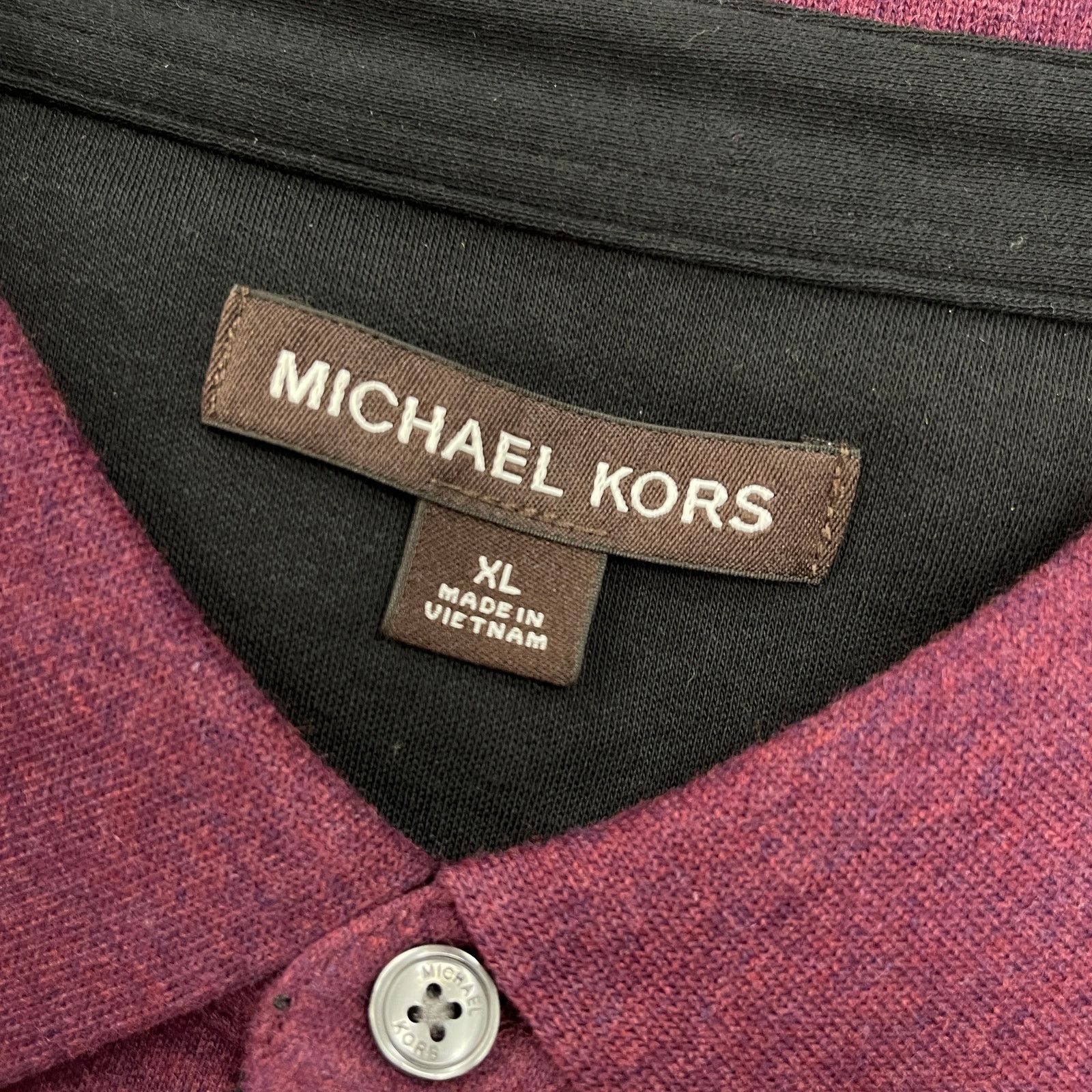 Michael Kors Michael Kors embroidered-logo golf polo shirt maroon size XL Size US XL / EU 56 / 4 - 4 Thumbnail