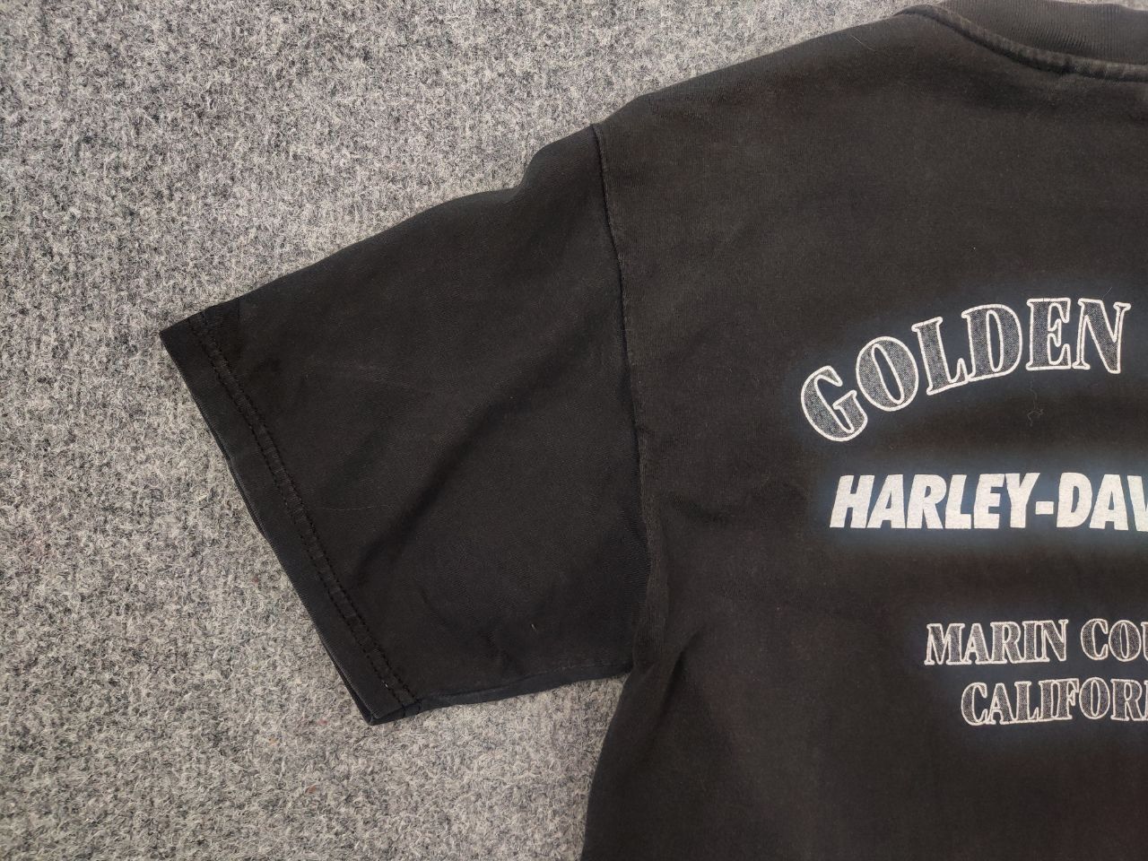 Other Vintage 1993 Harley Davidson Golden Gate Faded T shirt Tee Size US M / EU 48-50 / 2 - 10 Thumbnail