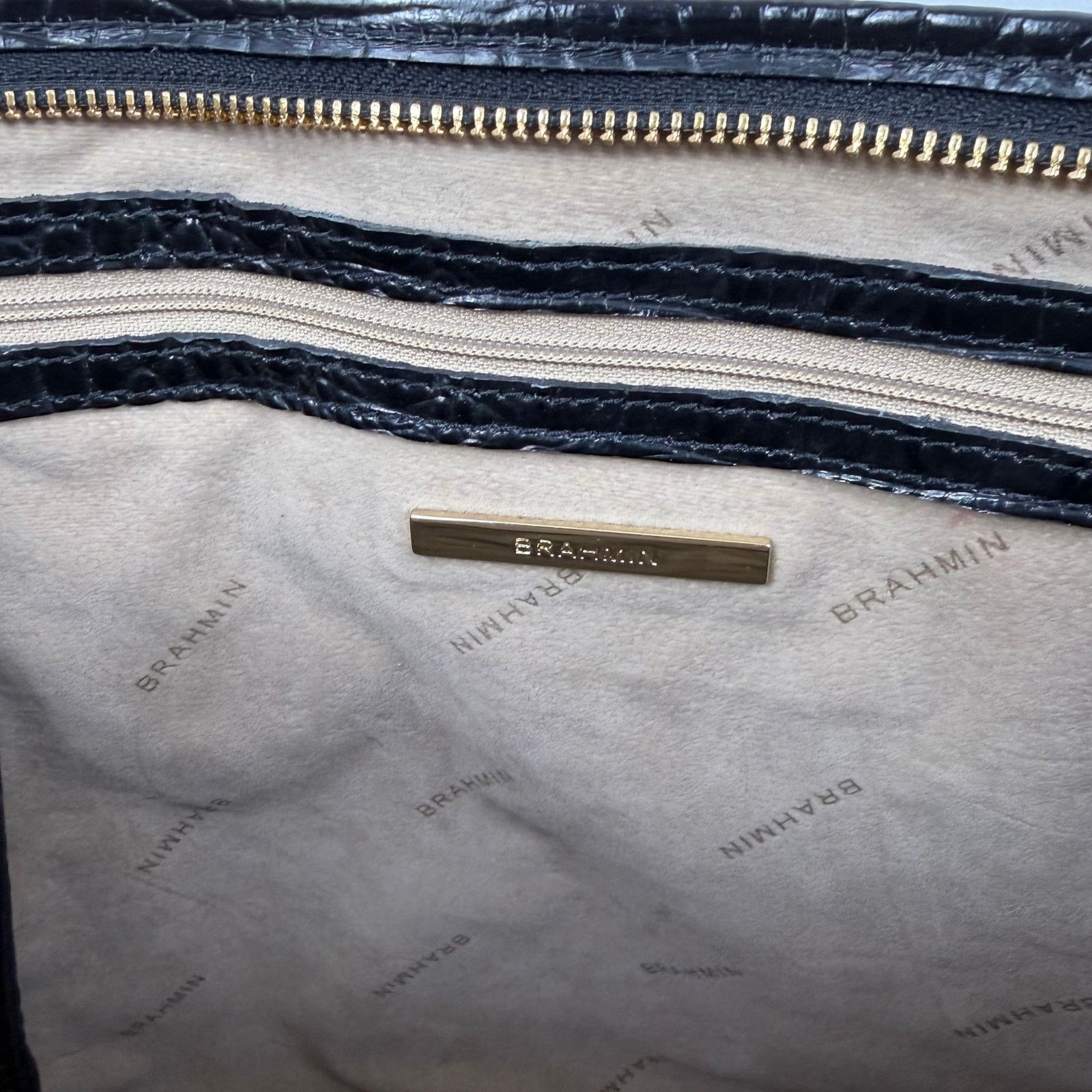 BRAHMIN Brahmin Medium Asher Melbourne Tote Bag Shoulder Bag Black Size ONE SIZE - 13 Thumbnail