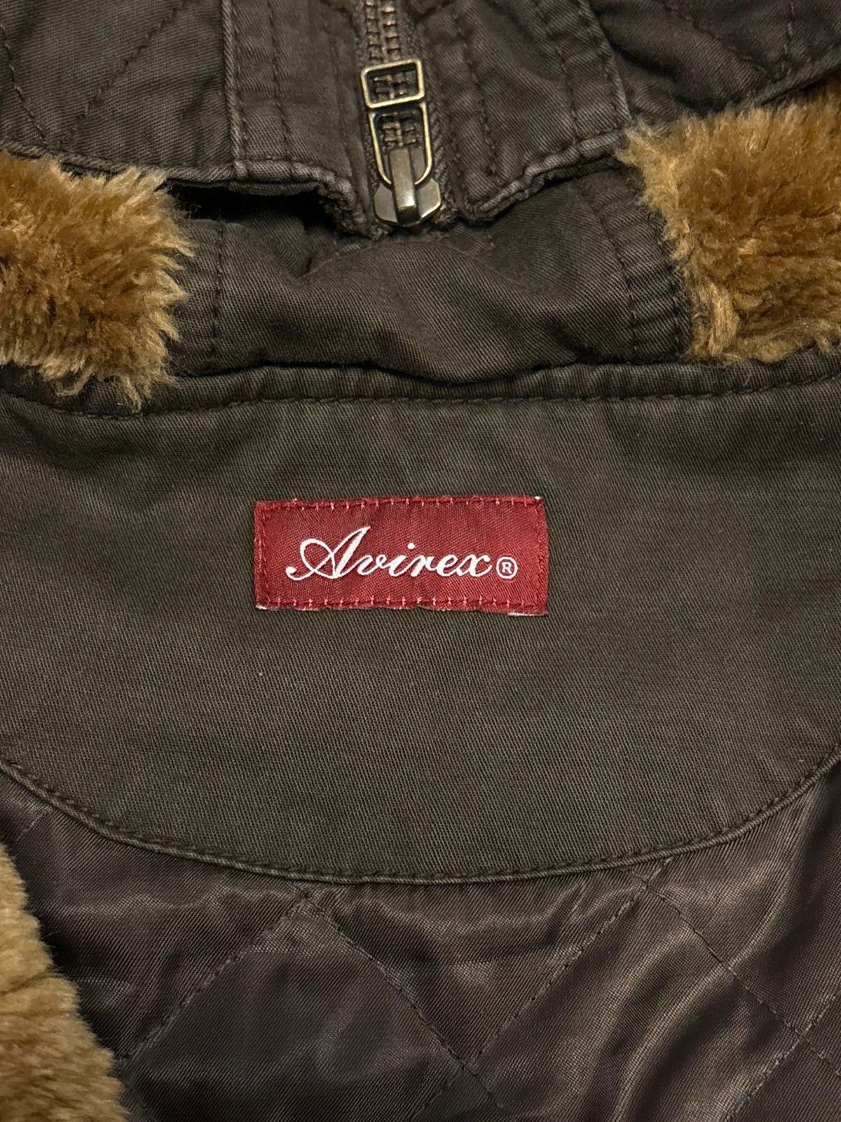 Avirex Avirex boa lined khaki utility mod coat w split hood Size US S / EU 44-46 / 1 - 4 Thumbnail