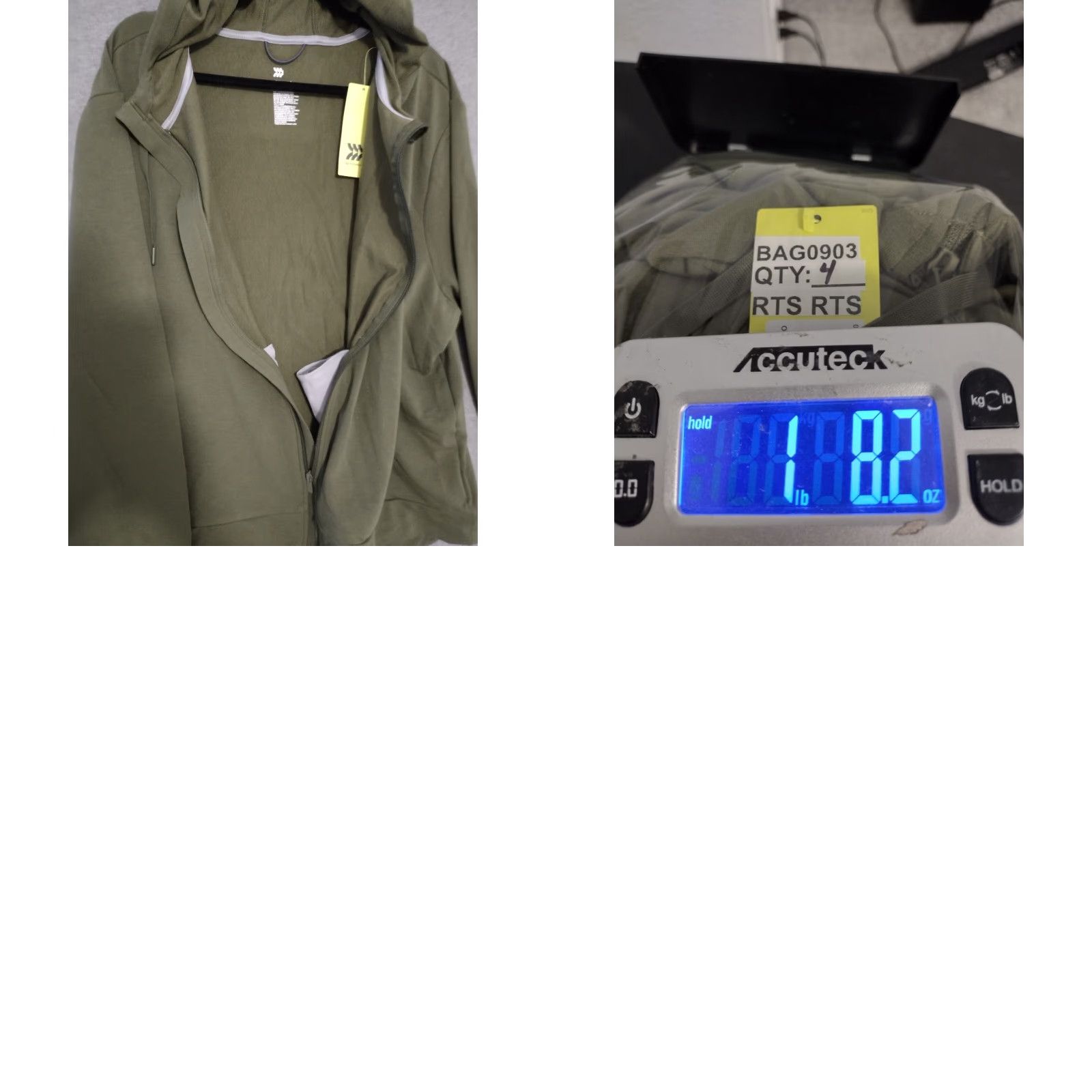 Vintage All In Motion Hooded Zip Up Sweatshirt Men's Olive Green 2XL Regular Hoodie Outdoor Sports 041-02-4391 Size US XXL / EU 58 / 5 - 10 Thumbnail
