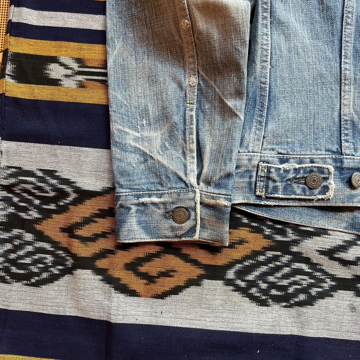 Japanese Brand Omnigod Trucker Denim Jacket Size US M / EU 48-50 / 2 - 7 Thumbnail