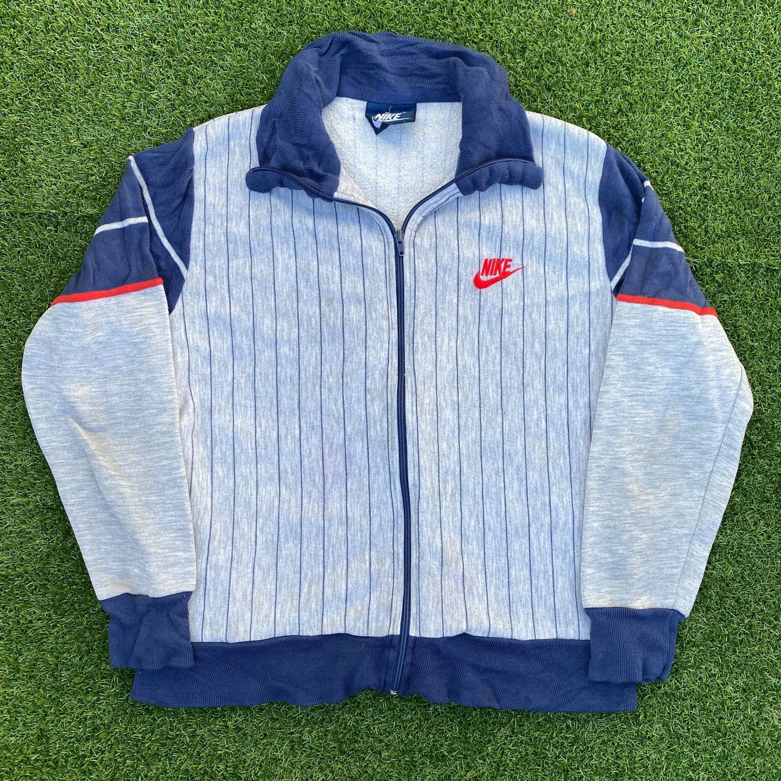 Nike 80s Vintage Silver Tag Trainingsjacke Blau S