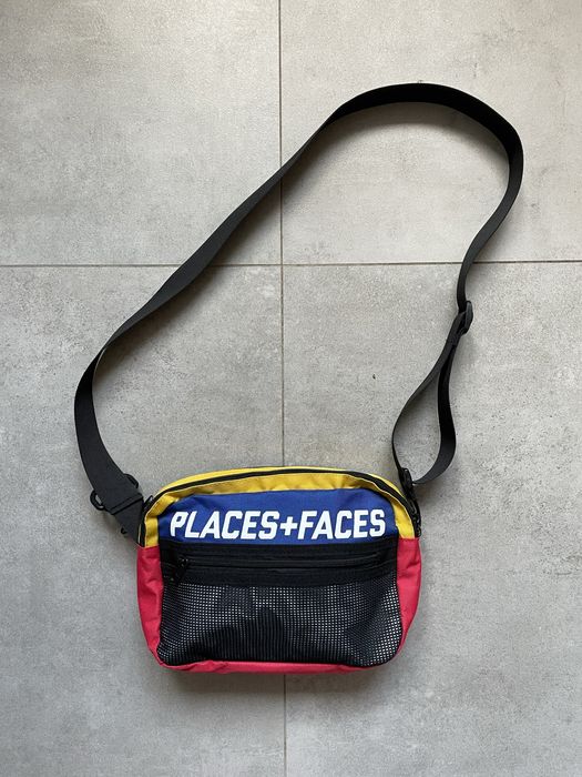 Places + Faces PLACES + FACES YELLOW RED BLACK SHOULDER BAG | Grailed