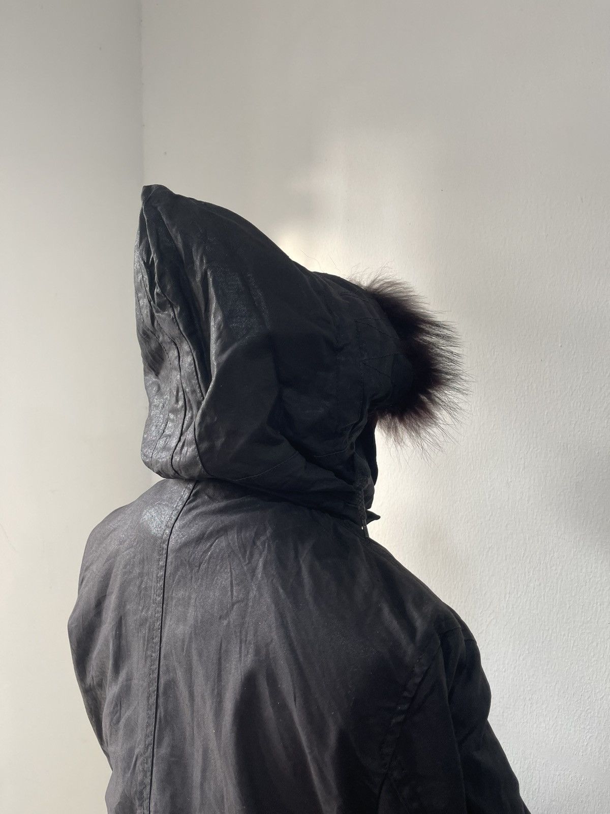 Le Grande Bleu (L.G.B.) RARE 2000s LGB Tornado Mart Fur Wax Parka Armor Style C1 Size US L / EU 52-54 / 3 - 13 Thumbnail