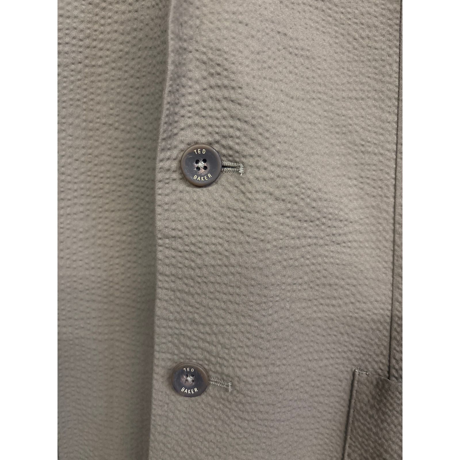 Ted Baker New Ted Baker Men’s Size 5/XL Olive Dracen Cotton Blazer Size US XL / EU 56 / 4 - 5 Thumbnail