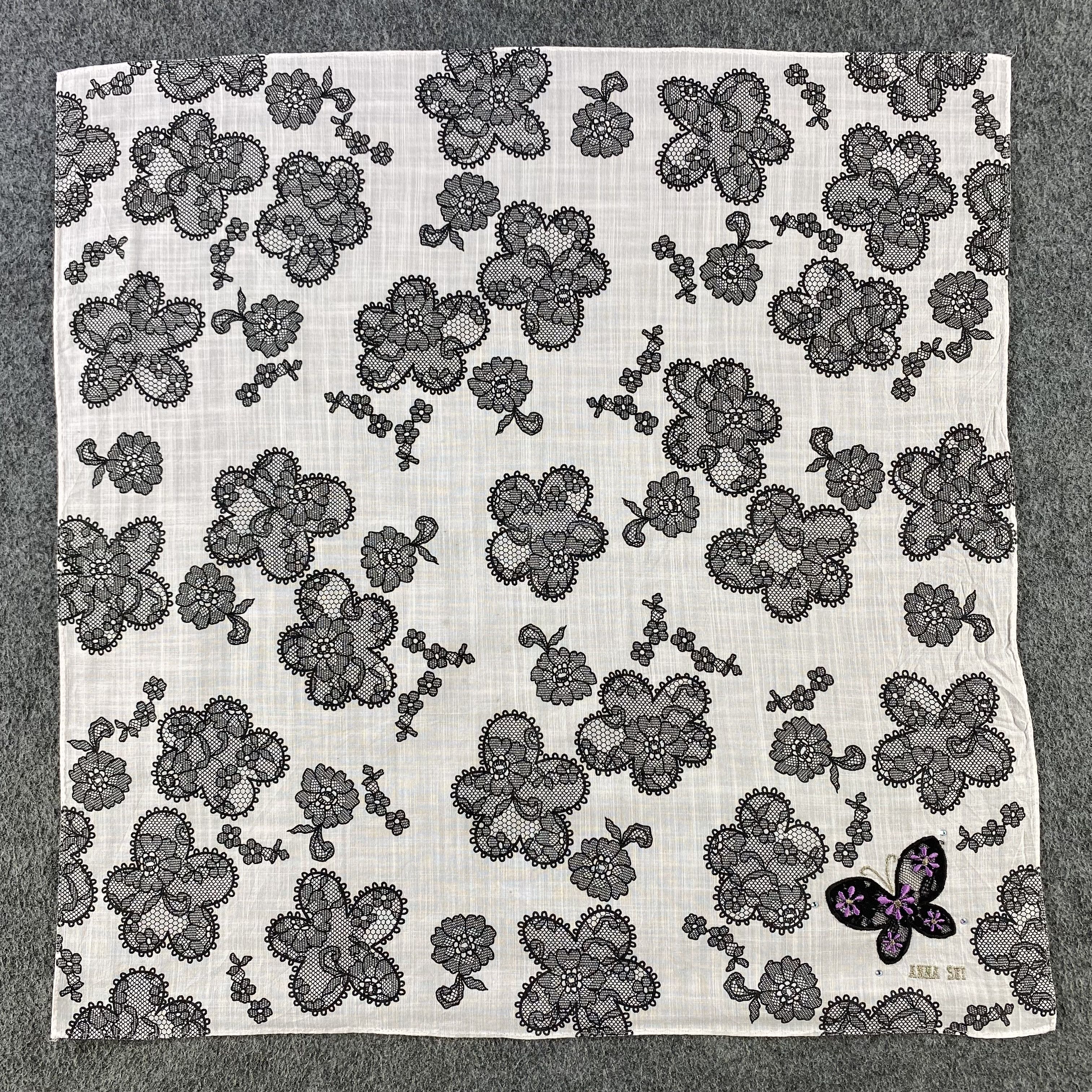 Anna Sui Anna Sui Handkerchief/Neckerchief/Bandana HC530 Size ONE SIZE - 1 Thumbnail