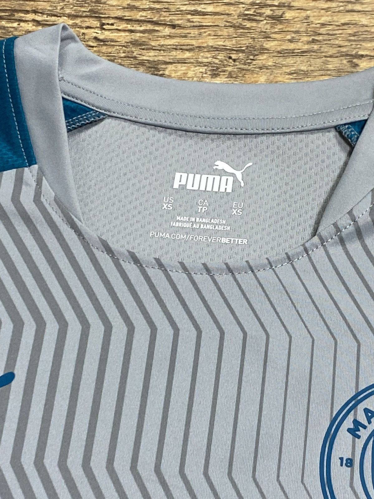 Puma Puma Manchester City Geometric Training Jersey - XS Size US XS / EU 42 / 0 - 4 Thumbnail