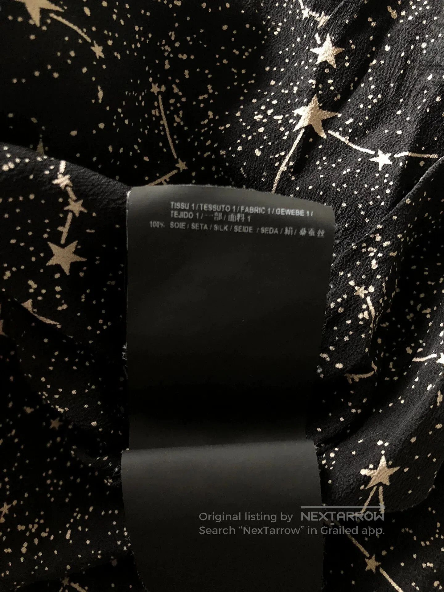 Saint Laurent Paris Saint Laurent Star Print Shirt. Size M / US 6-8 / IT 42-44 - 6 Thumbnail