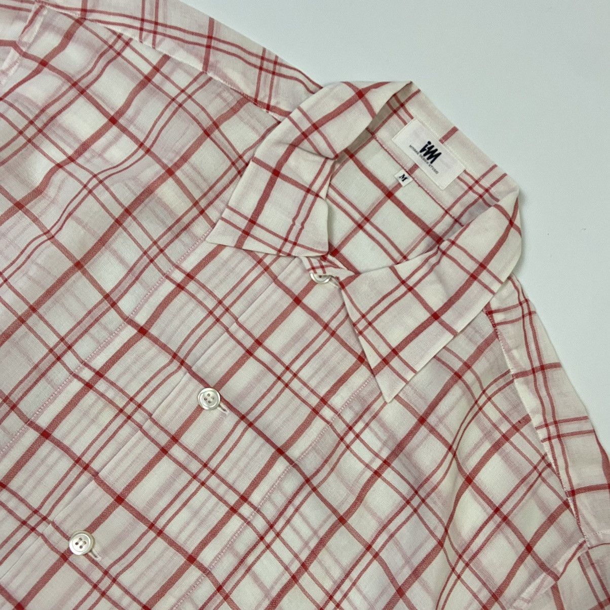 Issey Miyake IM IMLT / Makes Less Studio Sheer Plaid Shirt Size US M / EU 48-50 / 2 - 2 Thumbnail