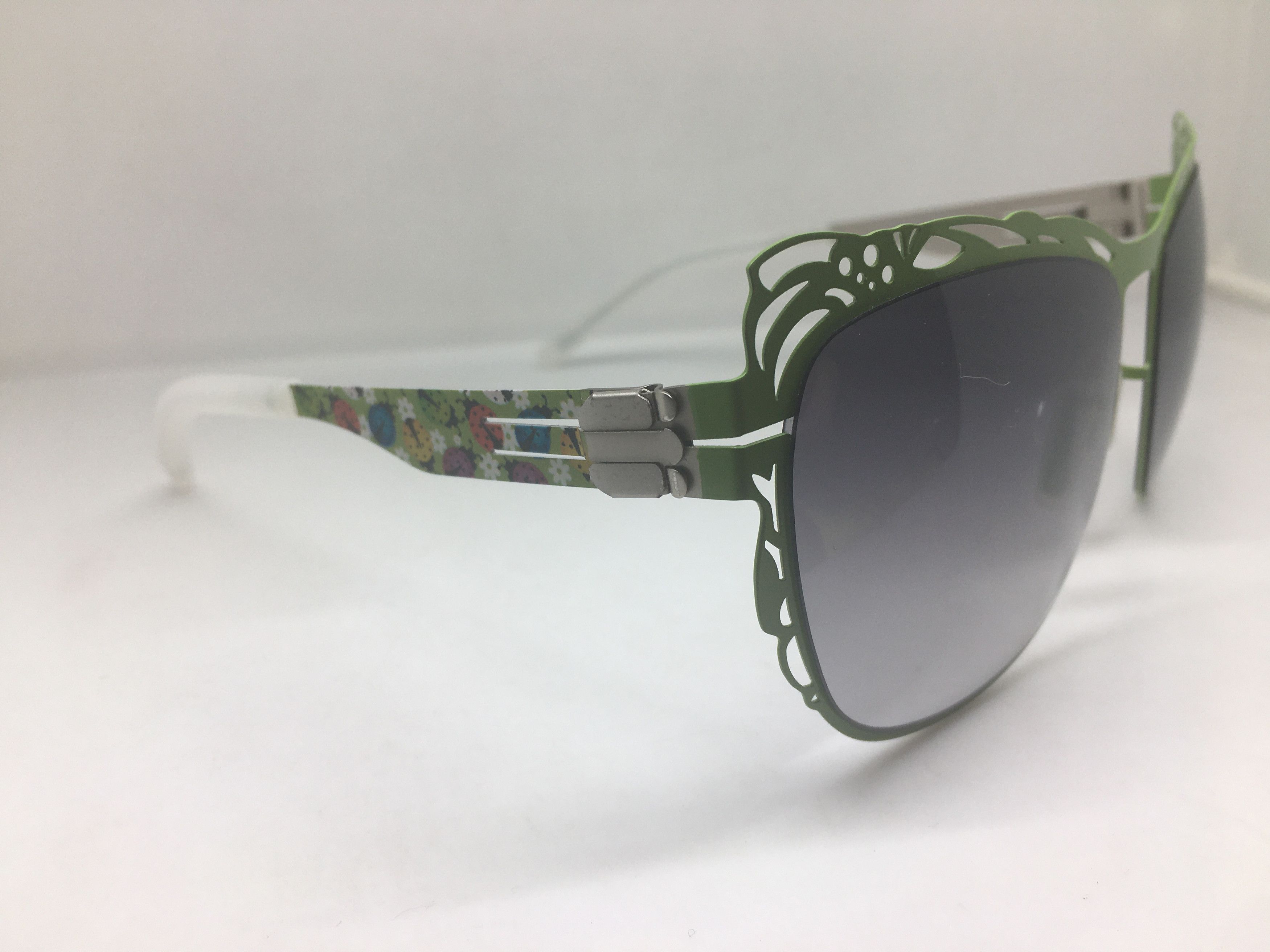 Other AC Berlin Green Alloy Oversize Sunglasses Frame Size ONE SIZE - 2 Thumbnail