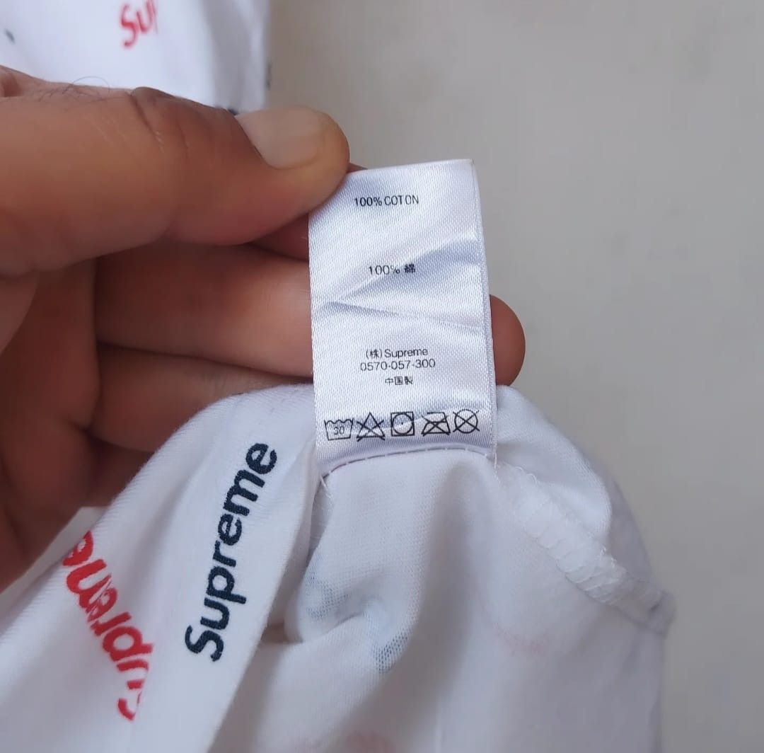 Supreme F/W18 SUPREME SCATTER RINGER TSHIRT Size US L / EU 52-54 / 3 - 7 Thumbnail
